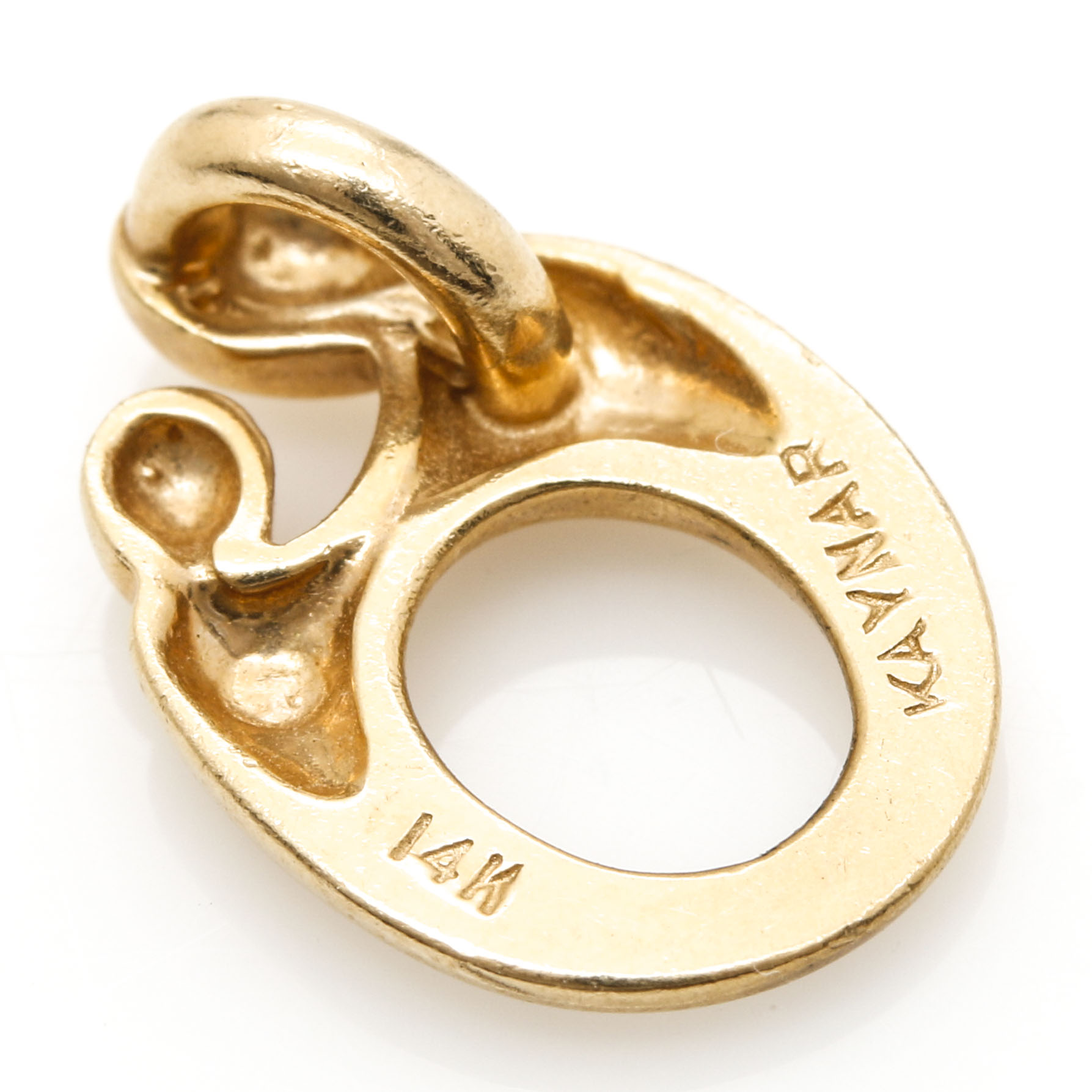14K Yellow Gold Charm and Pendant