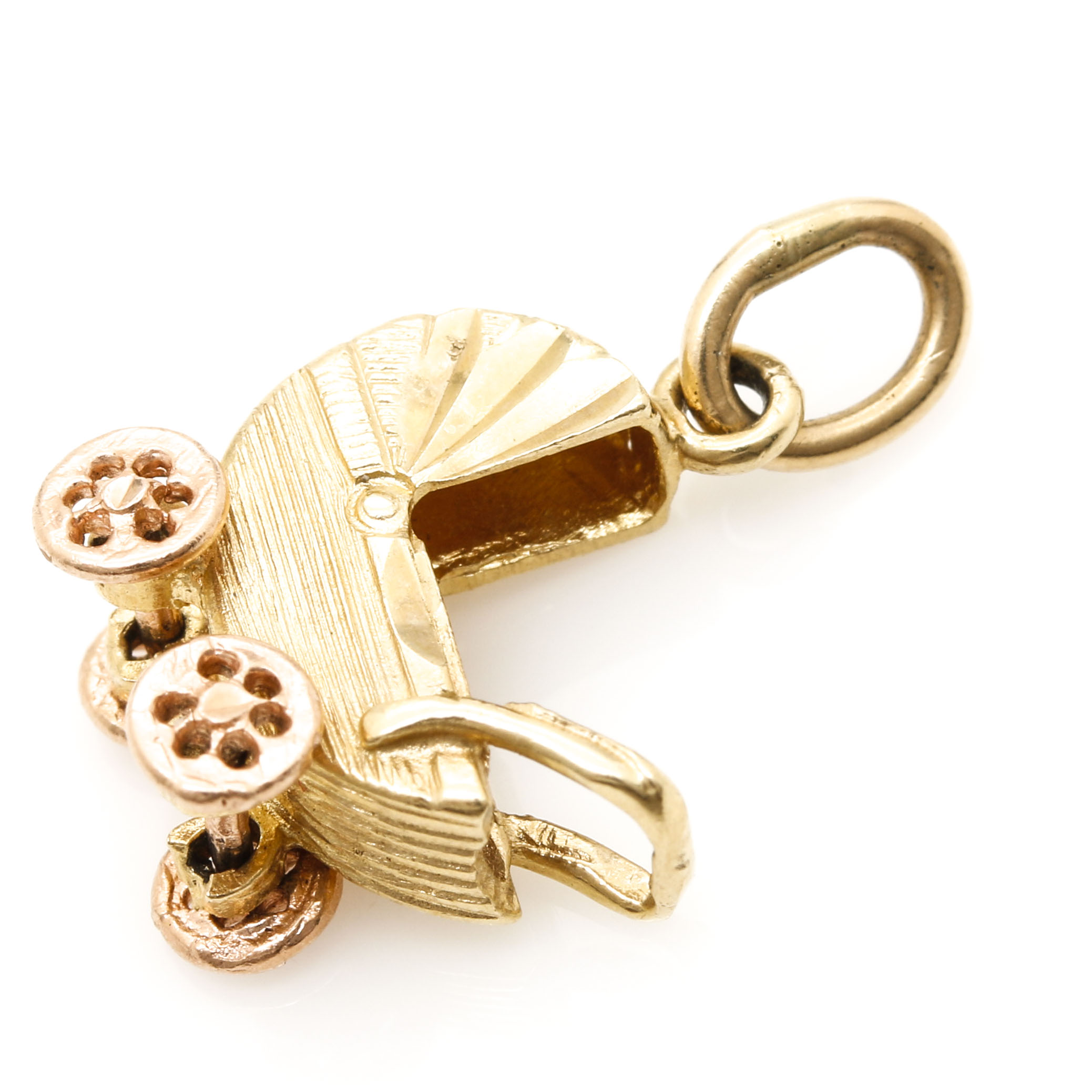 14K Yellow Gold Charm and Pendant