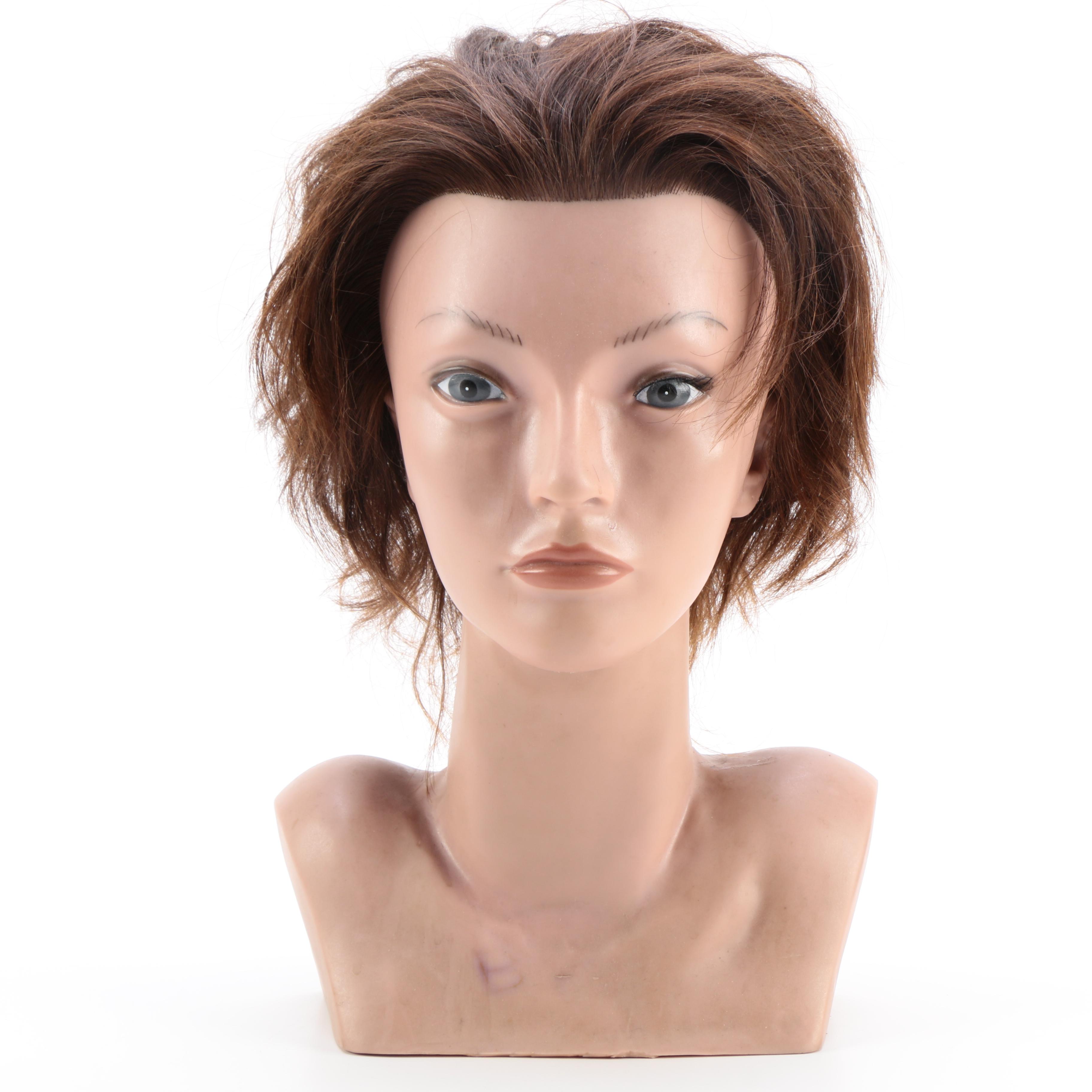 Plastic Mannequin Bust