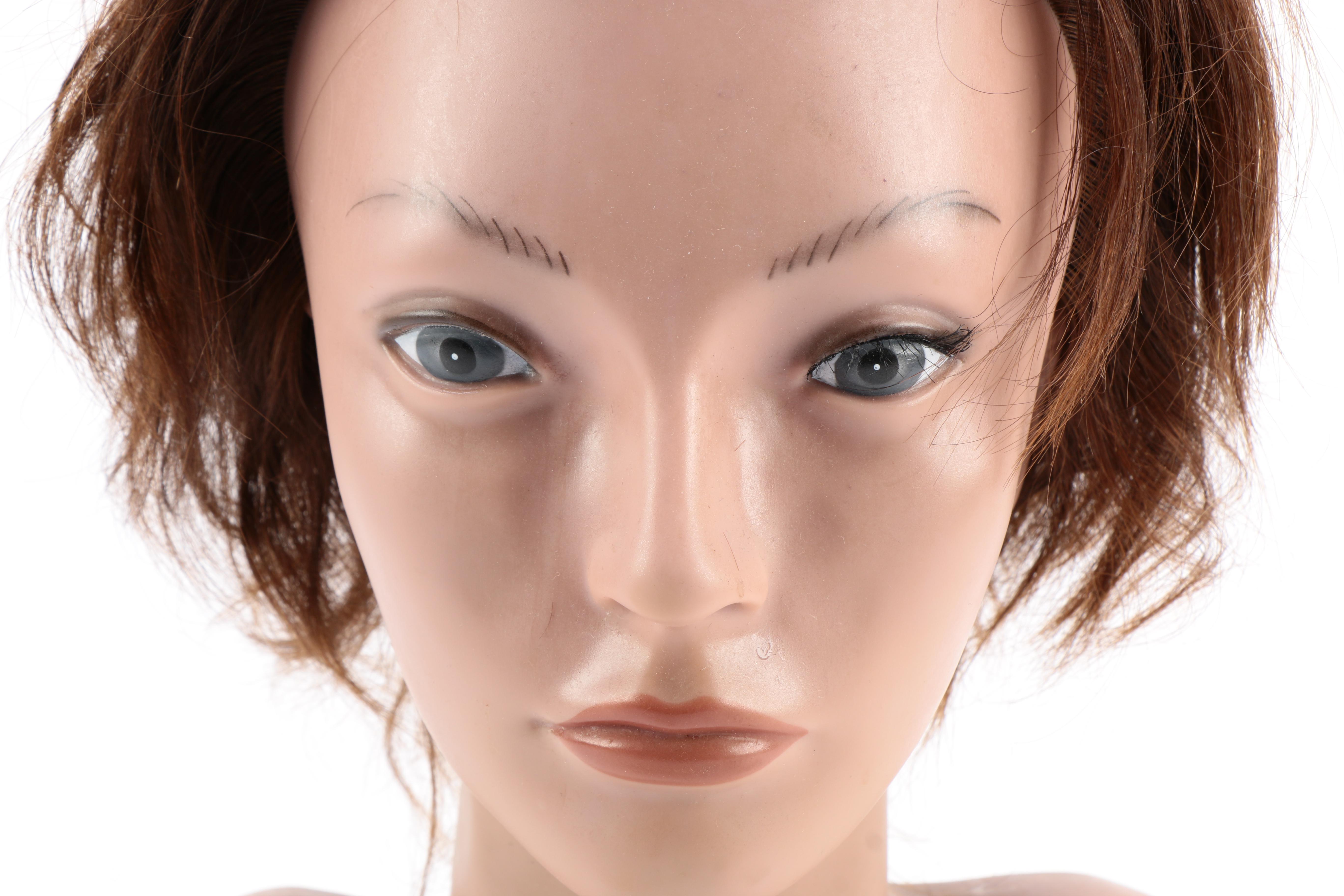 Plastic Mannequin Bust