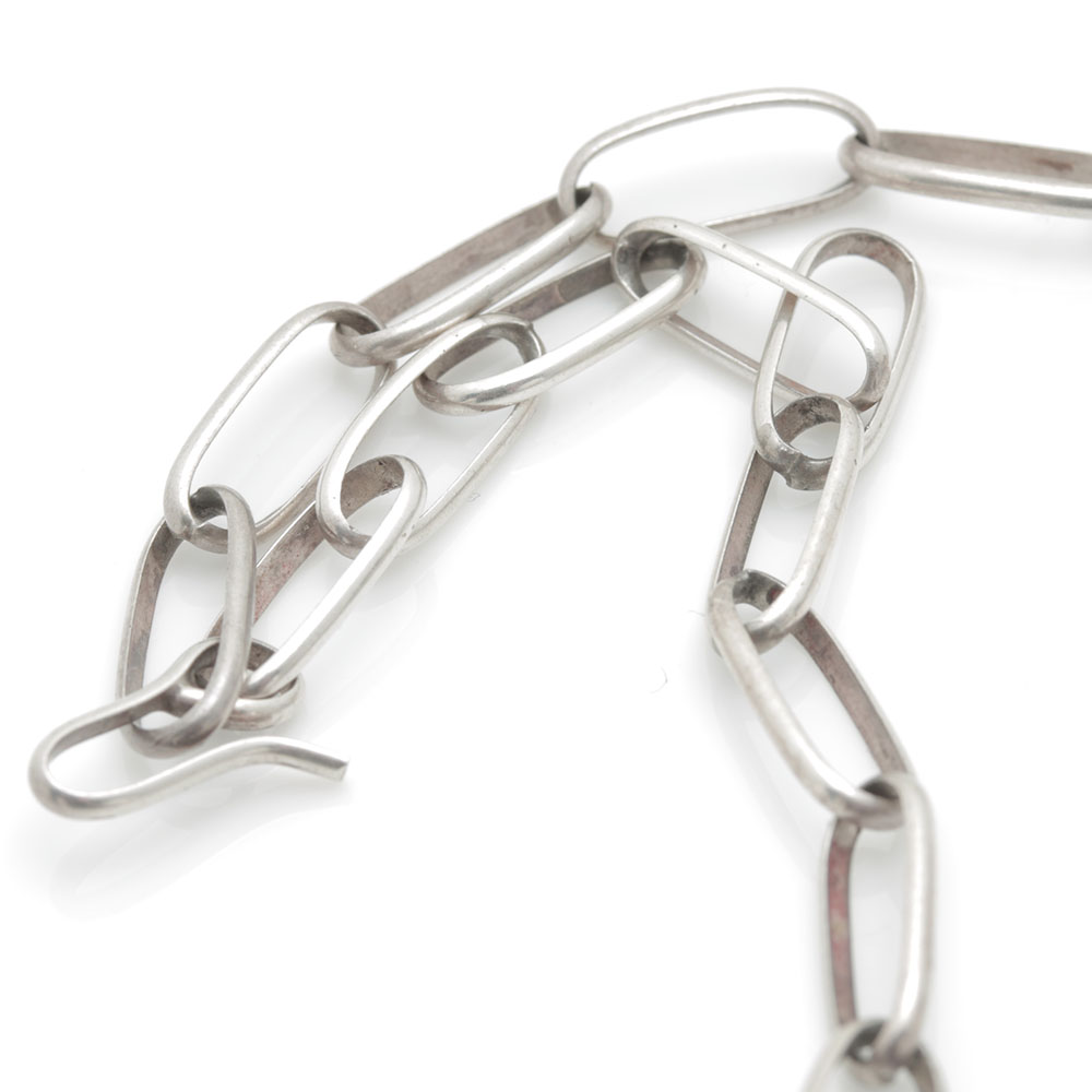 Navajo Style Sterling Silver Turquoise Jewelry Featuring Rainbow Man Yei Necklace