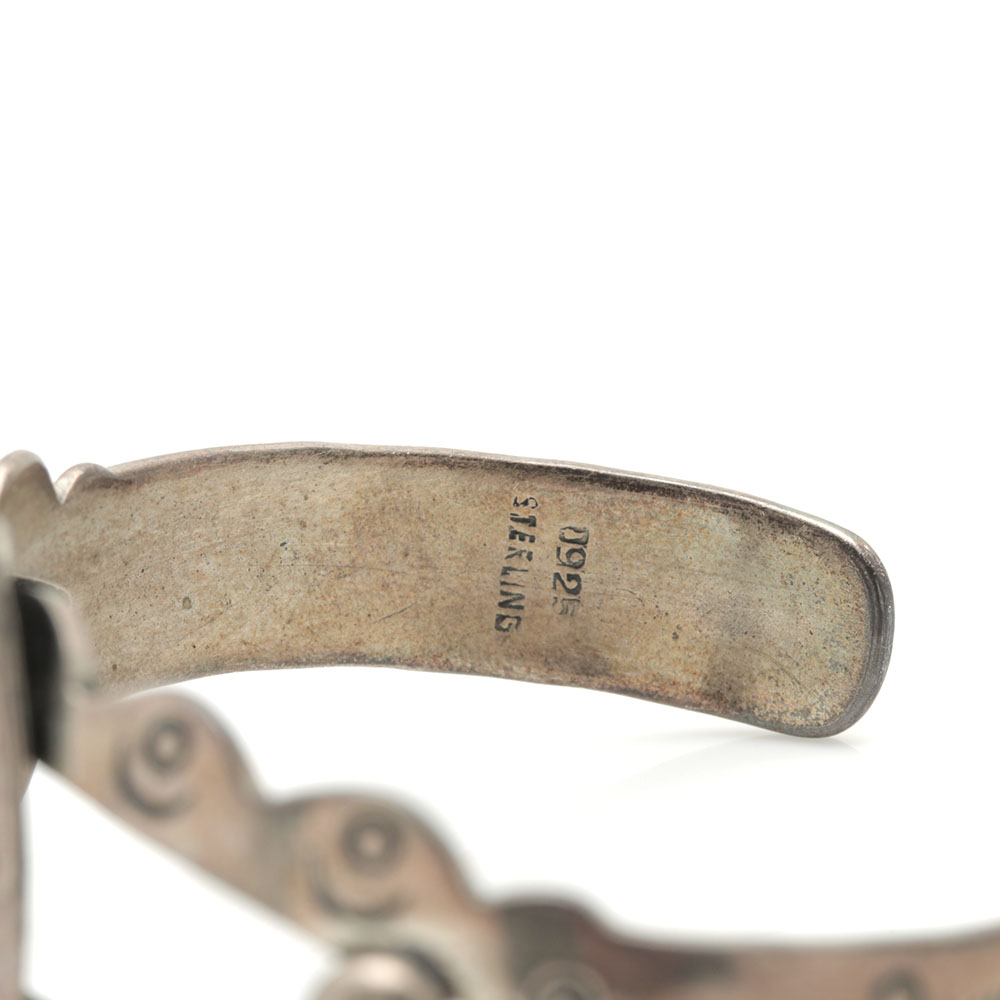 Navajo Style Sterling Silver Turquoise Jewelry Featuring Rainbow Man Yei Necklace