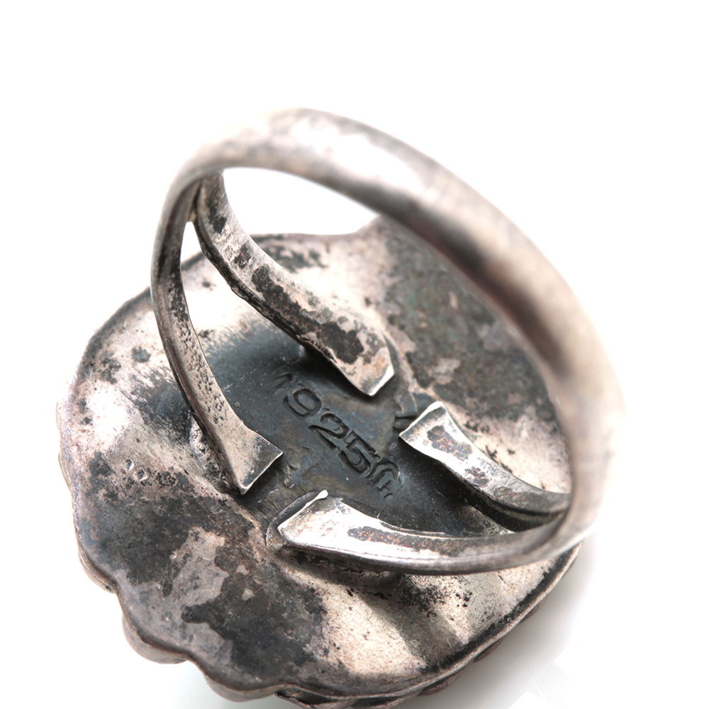 Navajo Style Sterling Silver Turquoise Jewelry Featuring Rainbow Man Yei Necklace