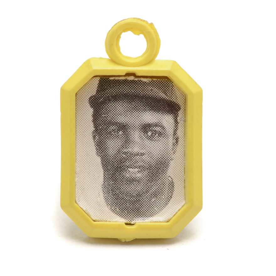 1950s Jackie Robinson Bubble Gum Photo Charm