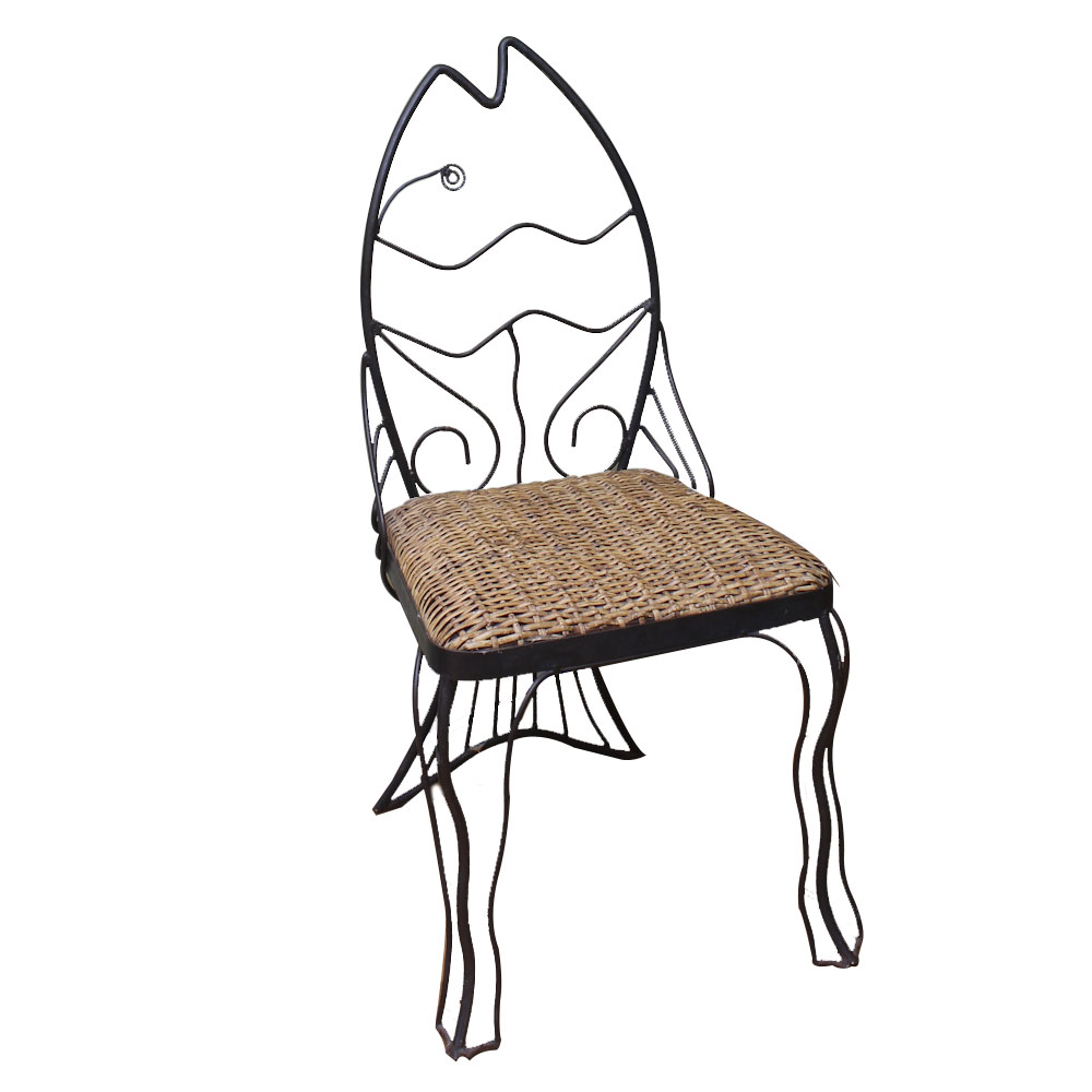 Decorative Fish Themed Side Chair