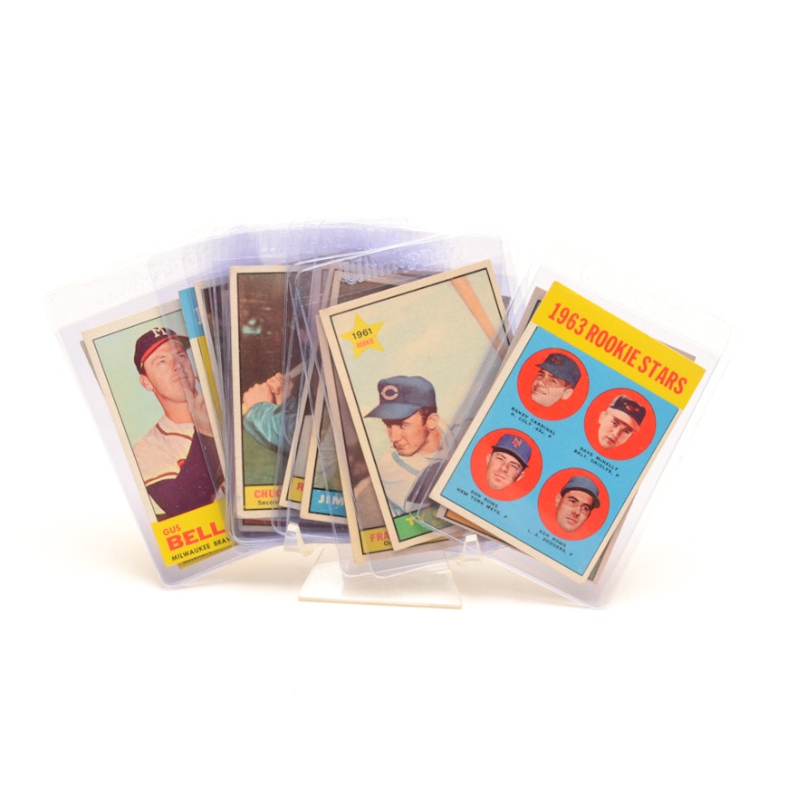 Eighteen 1961 and 1963 Topps Baseball Cards