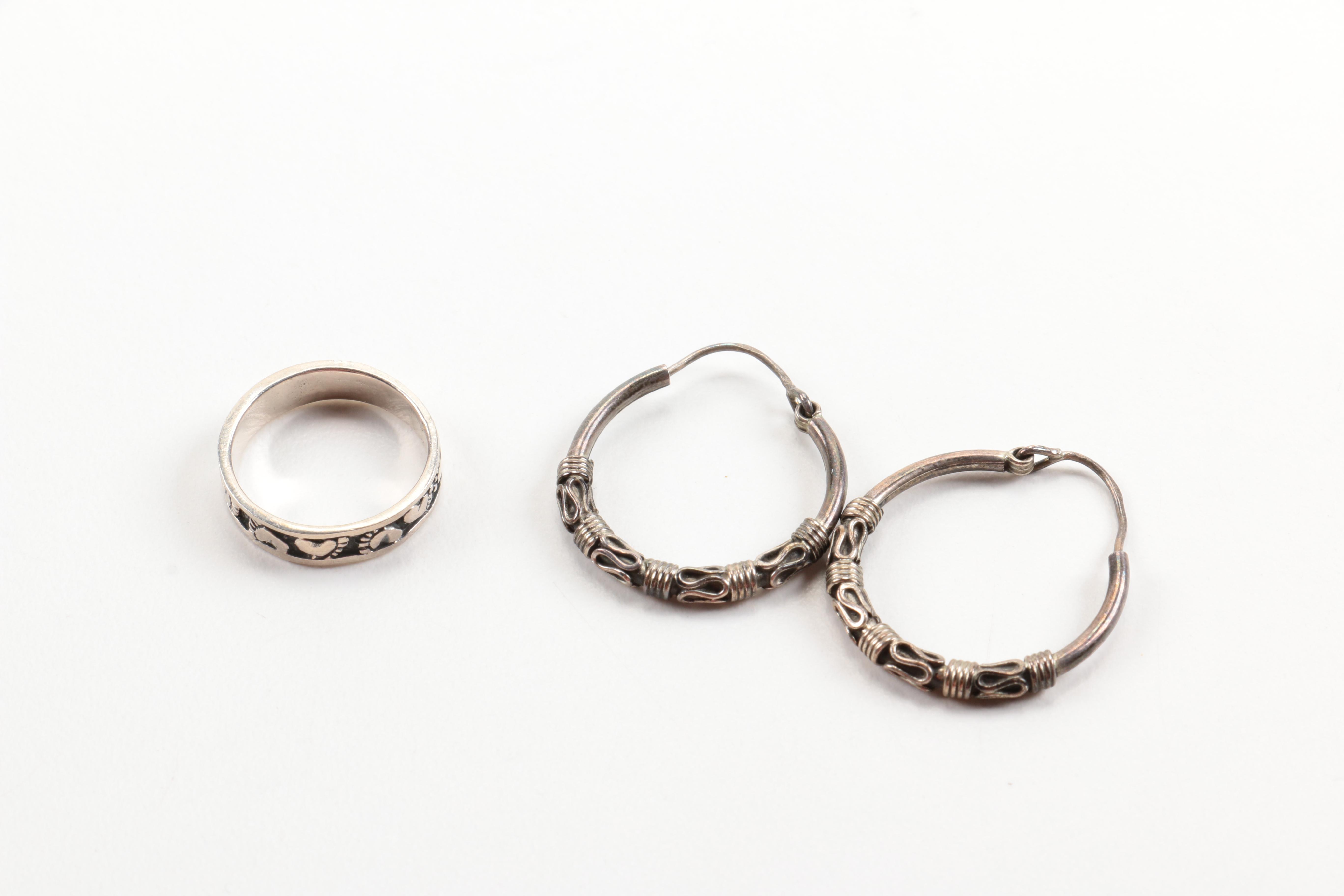 Assortment of Sterling Silver Jewelry