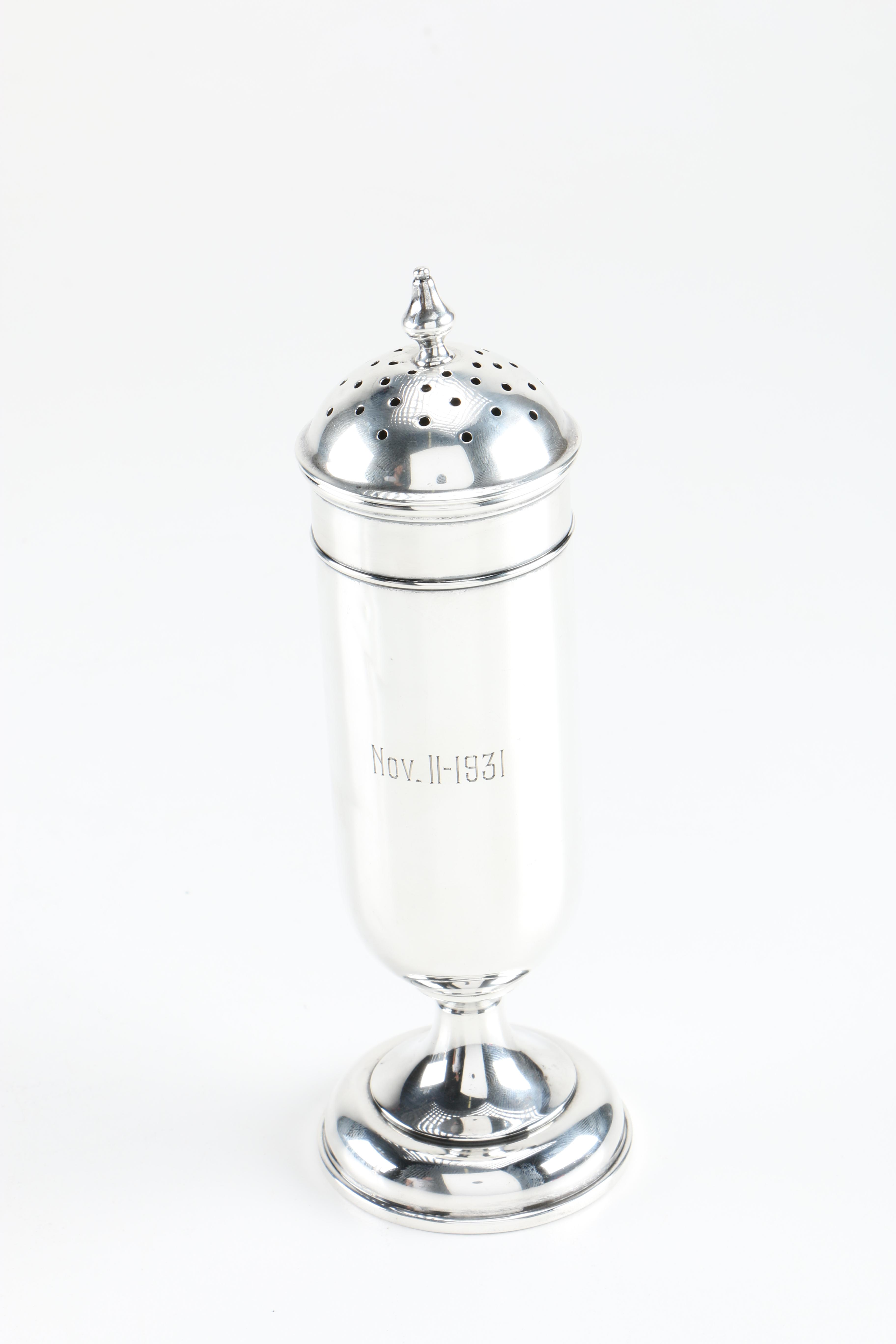 Watson Company Sterling Silver Creamer and Sugar Shaker