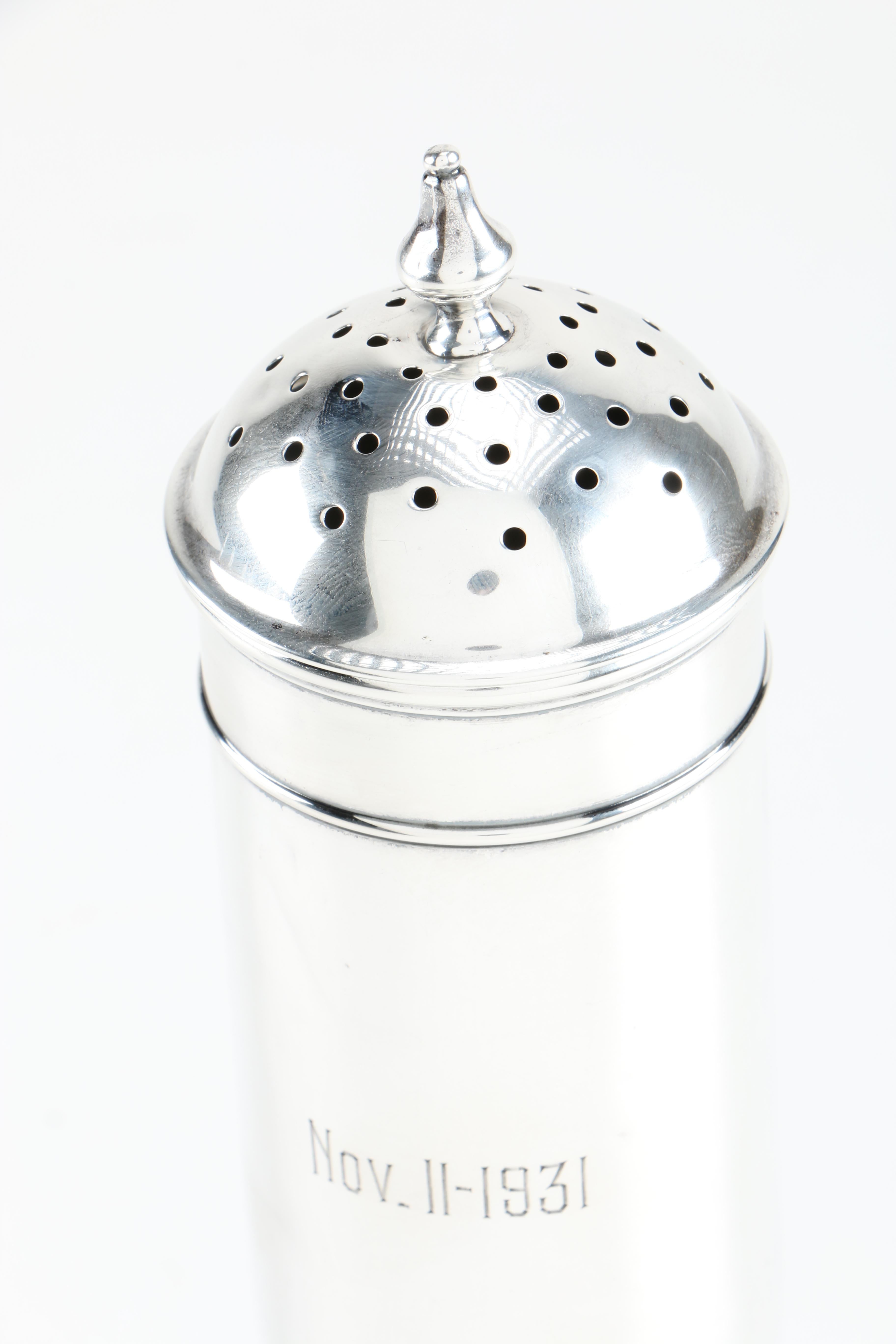 Watson Company Sterling Silver Creamer and Sugar Shaker