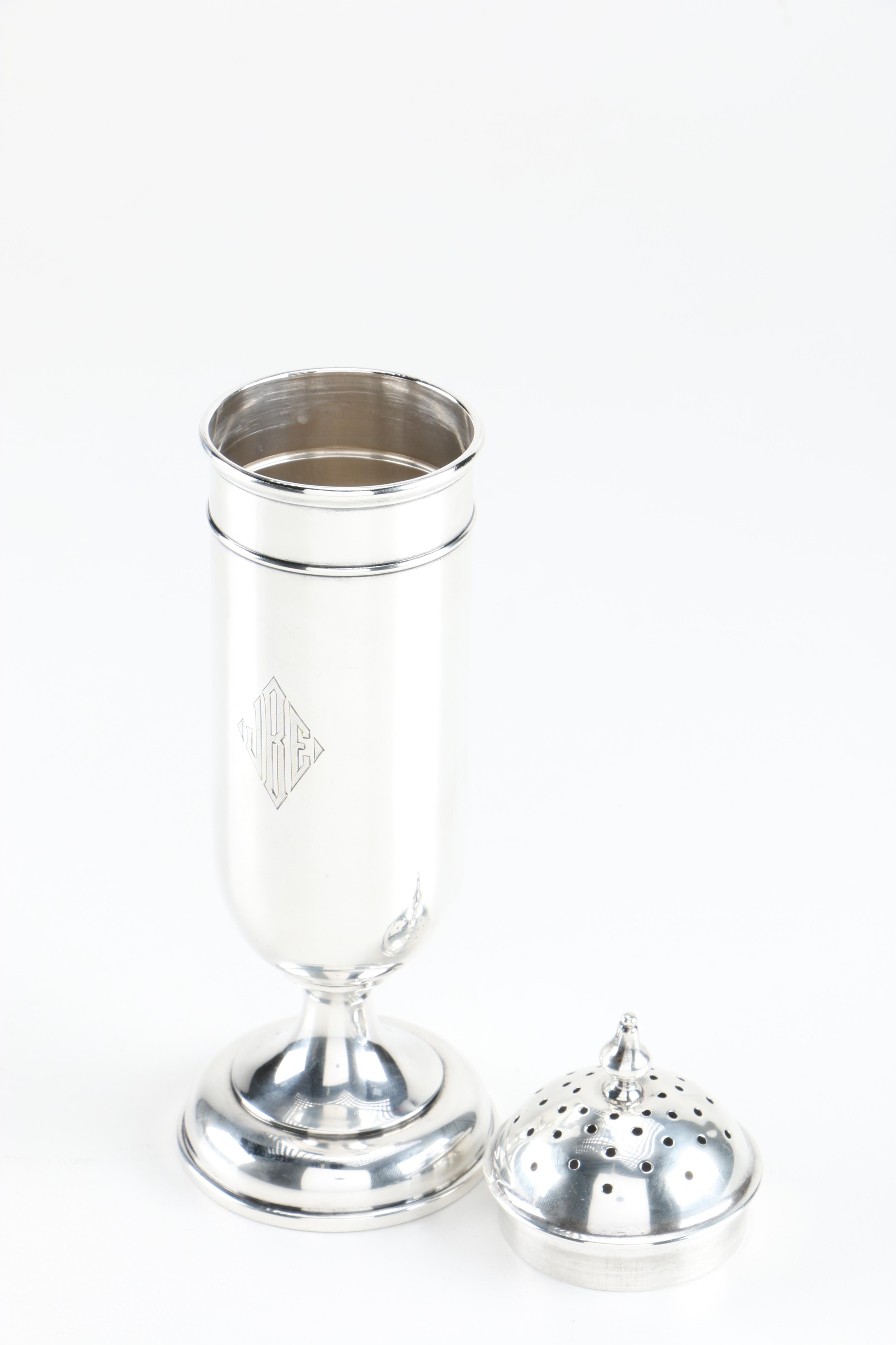 Watson Company Sterling Silver Creamer and Sugar Shaker