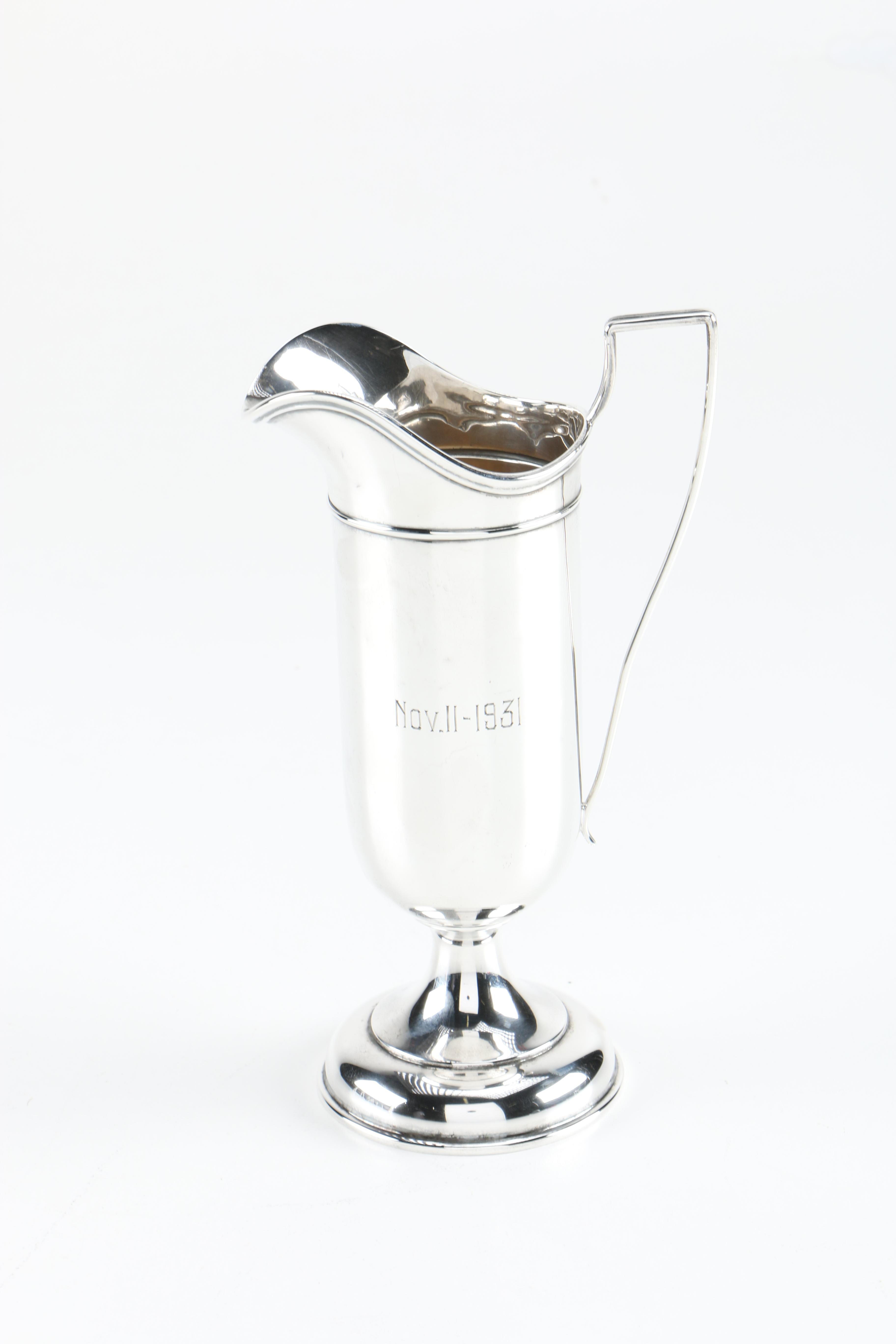 Watson Company Sterling Silver Creamer and Sugar Shaker