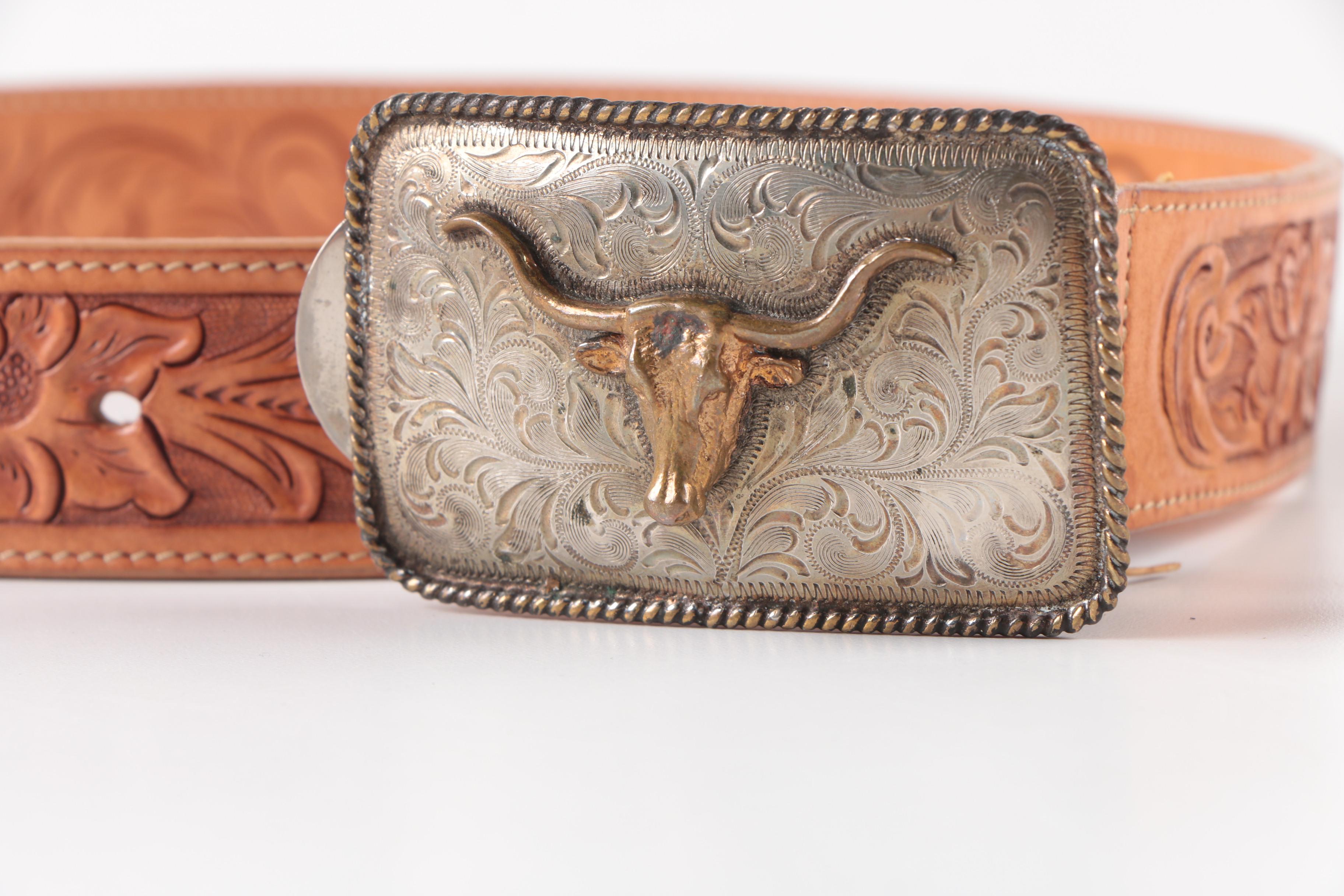 Leather Belts including Polo by Ralph Lauren, Carlisle and Ghurka