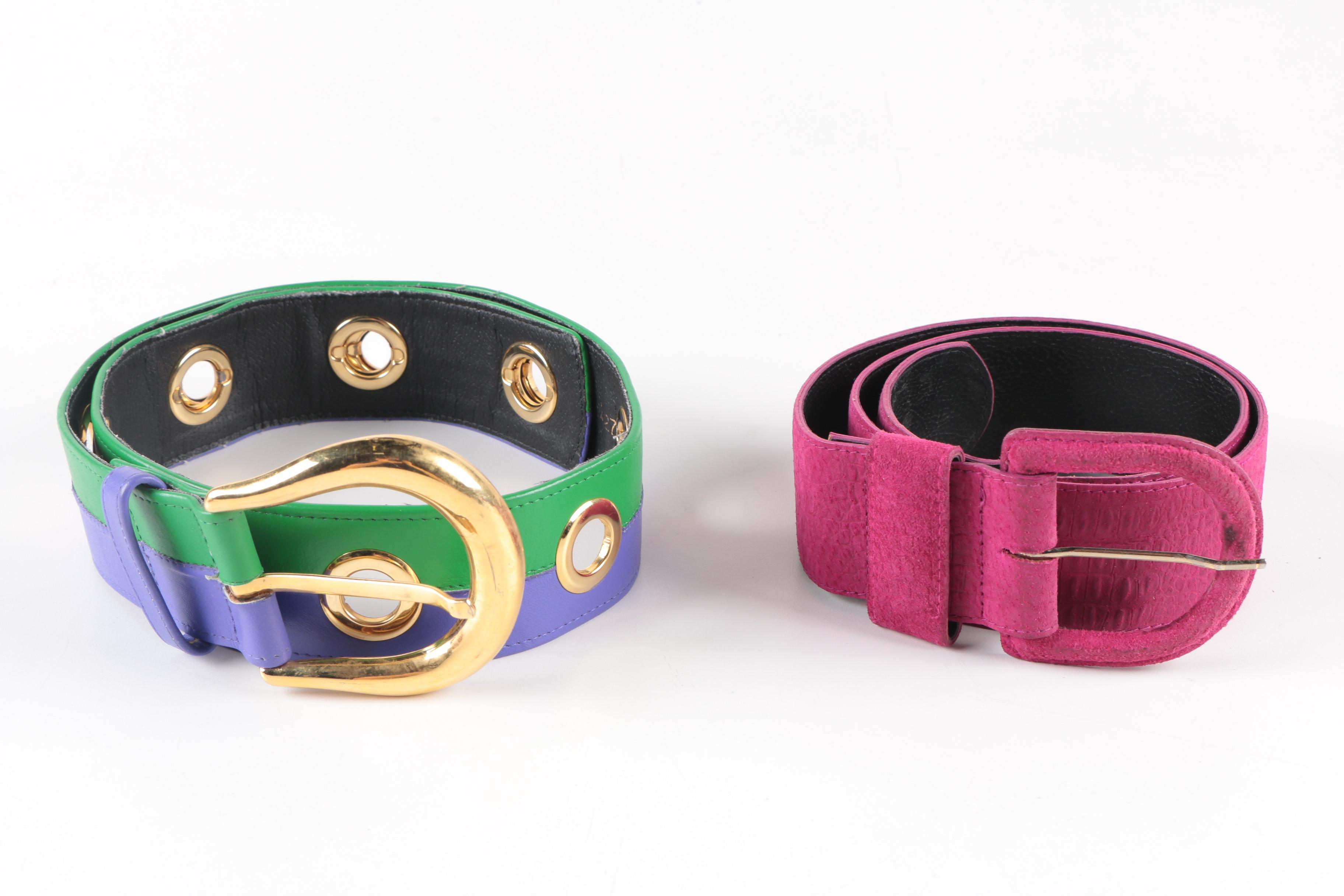 Leather Belts including Polo by Ralph Lauren, Carlisle and Ghurka