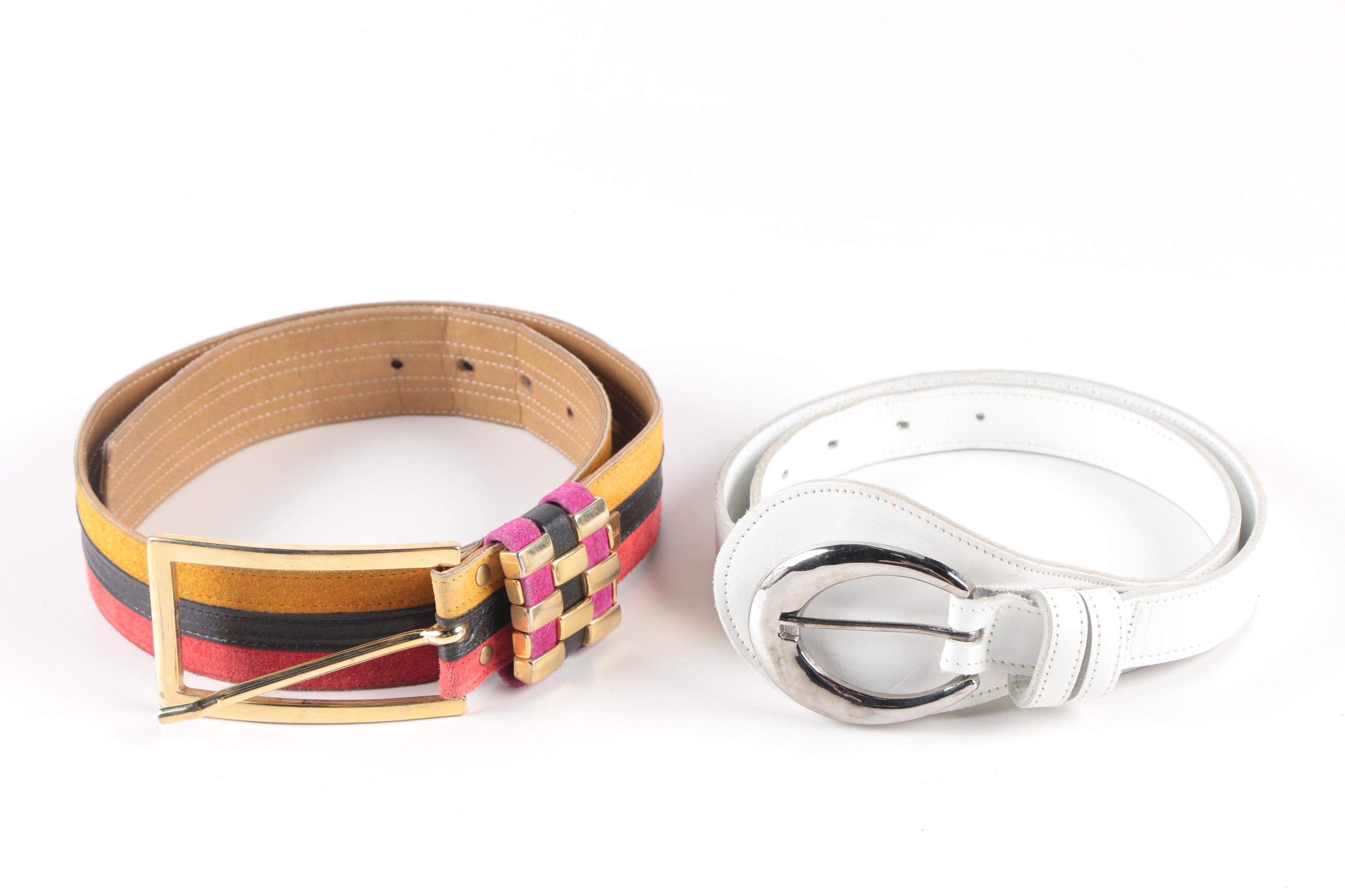 Leather Belts including Polo by Ralph Lauren, Carlisle and Ghurka