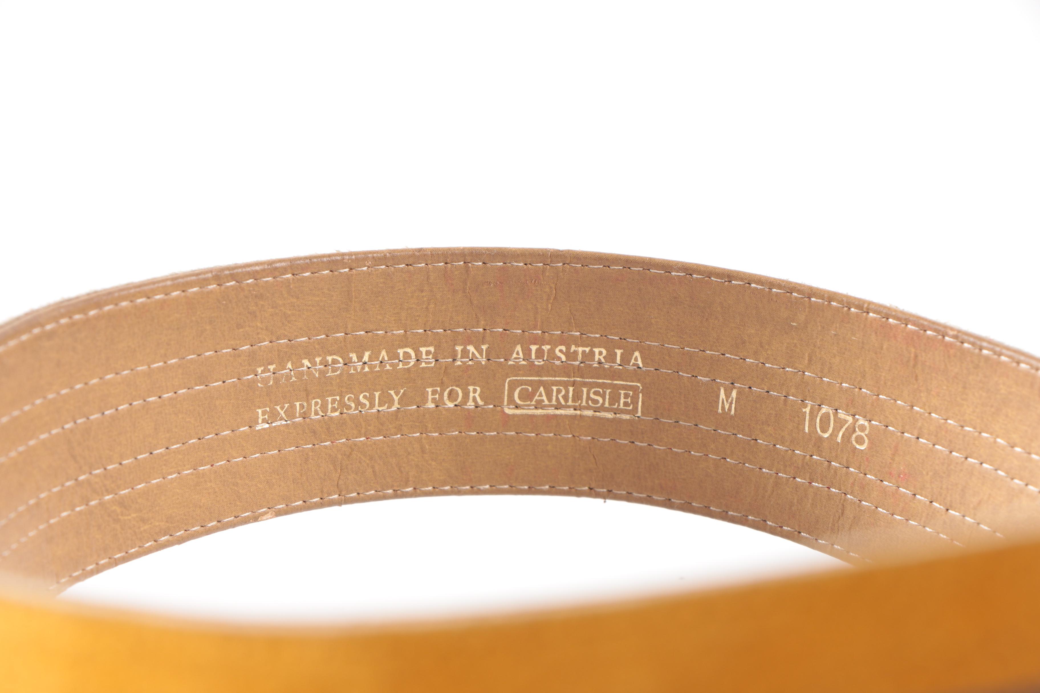 Leather Belts including Polo by Ralph Lauren, Carlisle and Ghurka