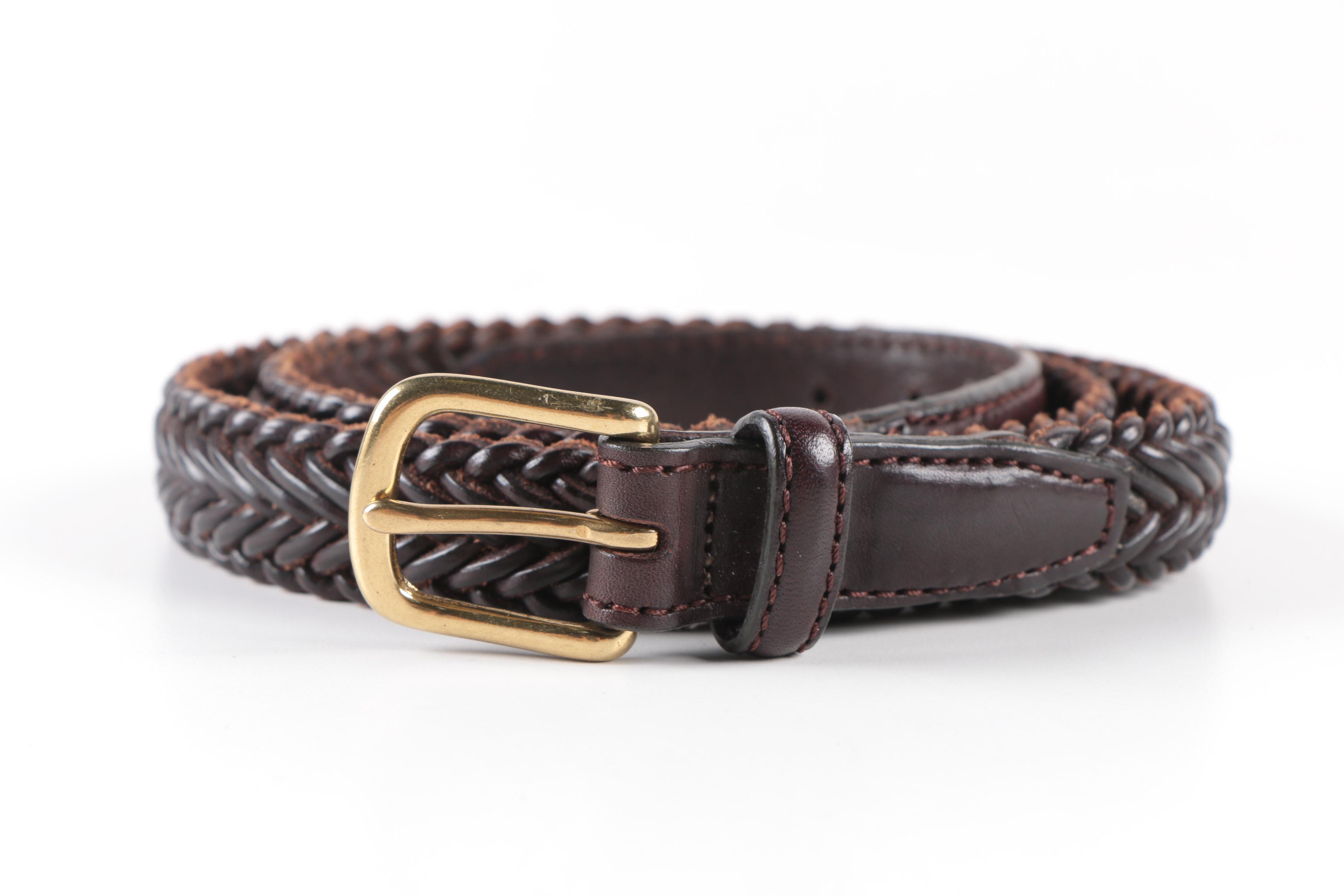 Leather Belts including Polo by Ralph Lauren, Carlisle and Ghurka