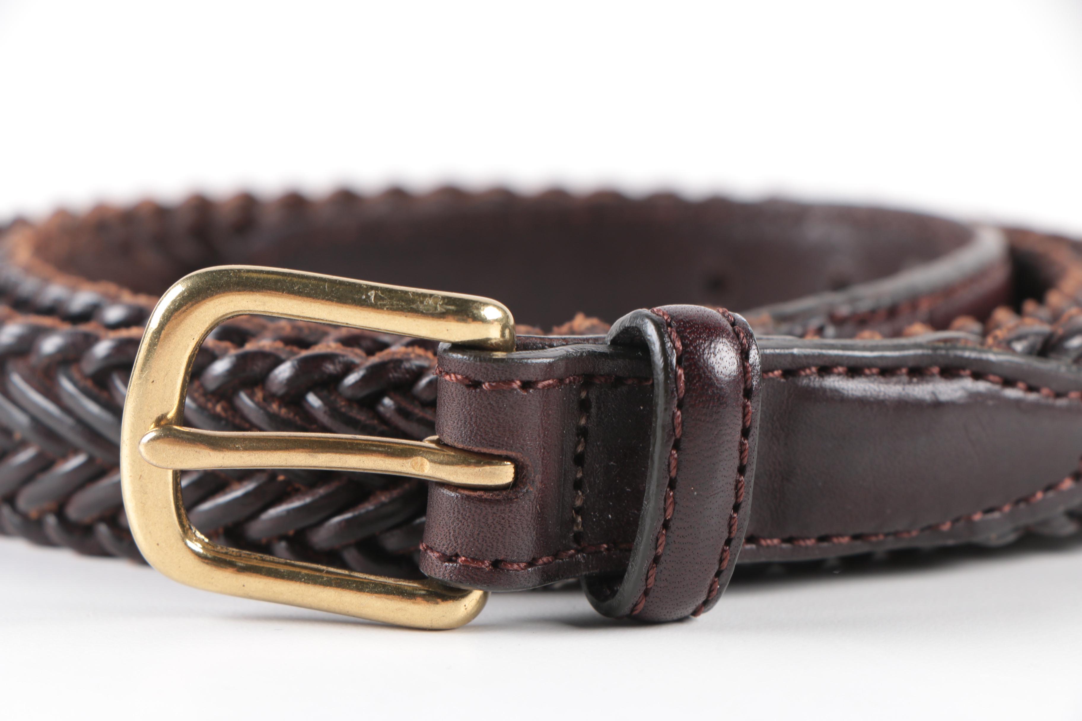 Leather Belts including Polo by Ralph Lauren, Carlisle and Ghurka