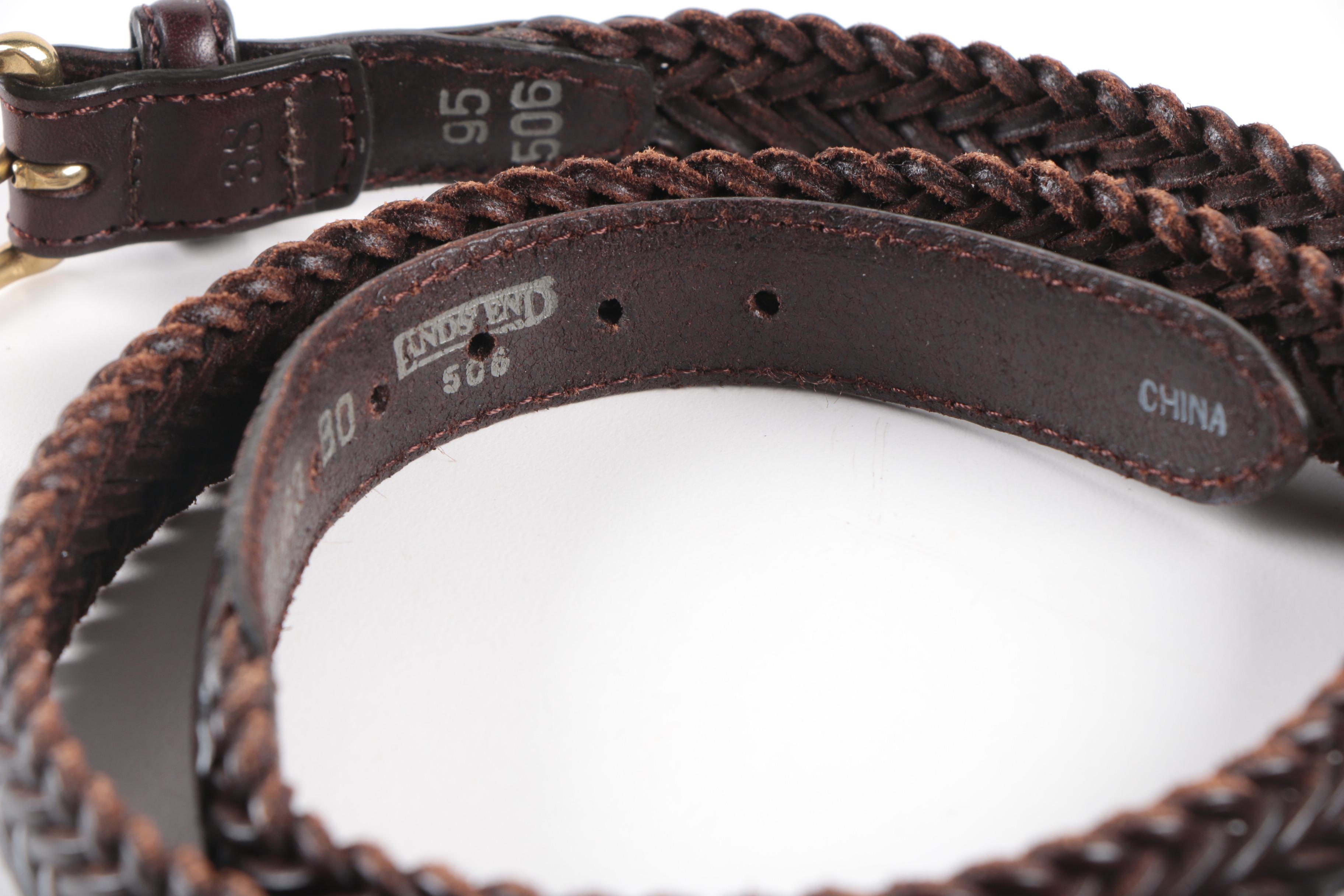 Leather Belts including Polo by Ralph Lauren, Carlisle and Ghurka