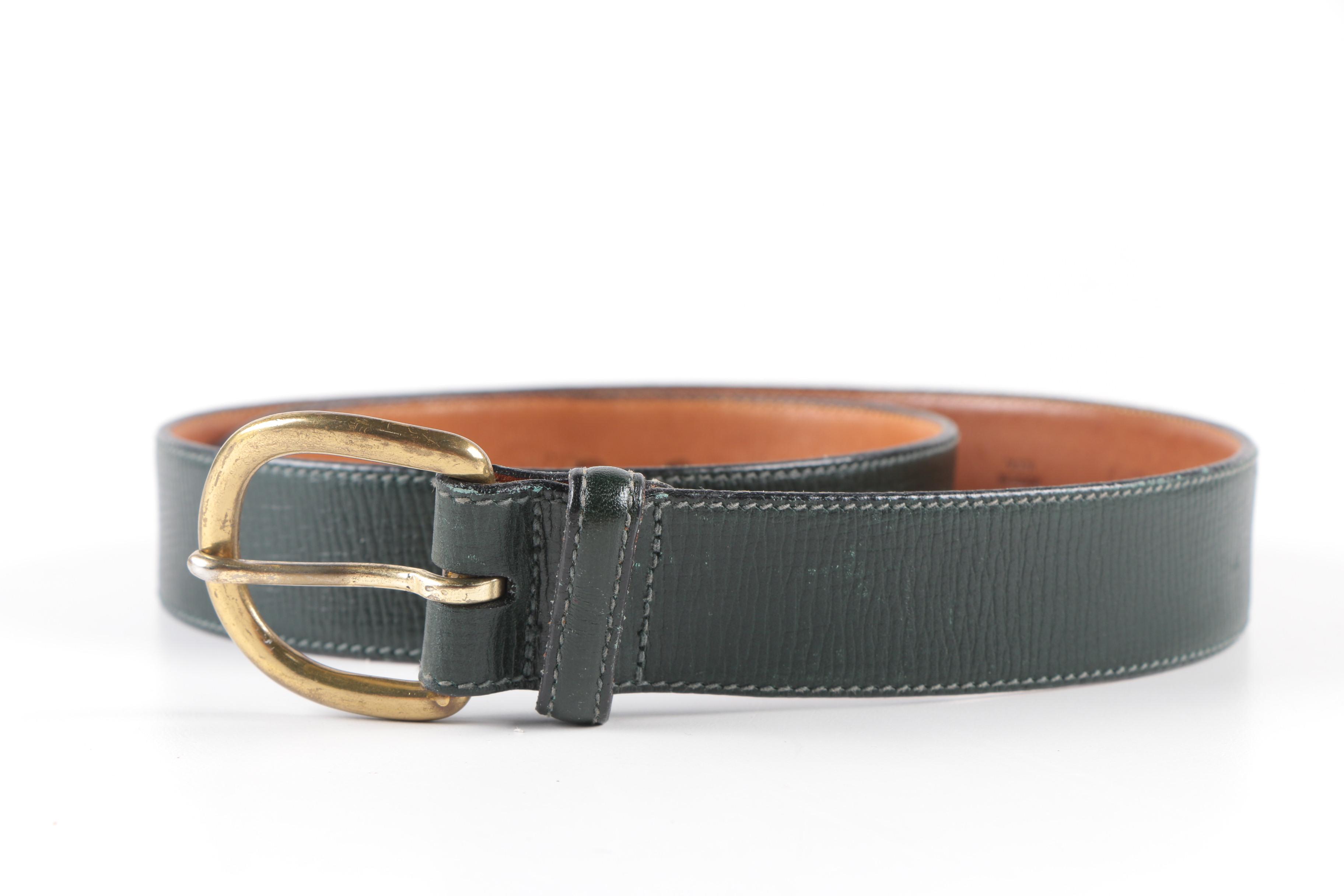 Leather Belts including Polo by Ralph Lauren, Carlisle and Ghurka