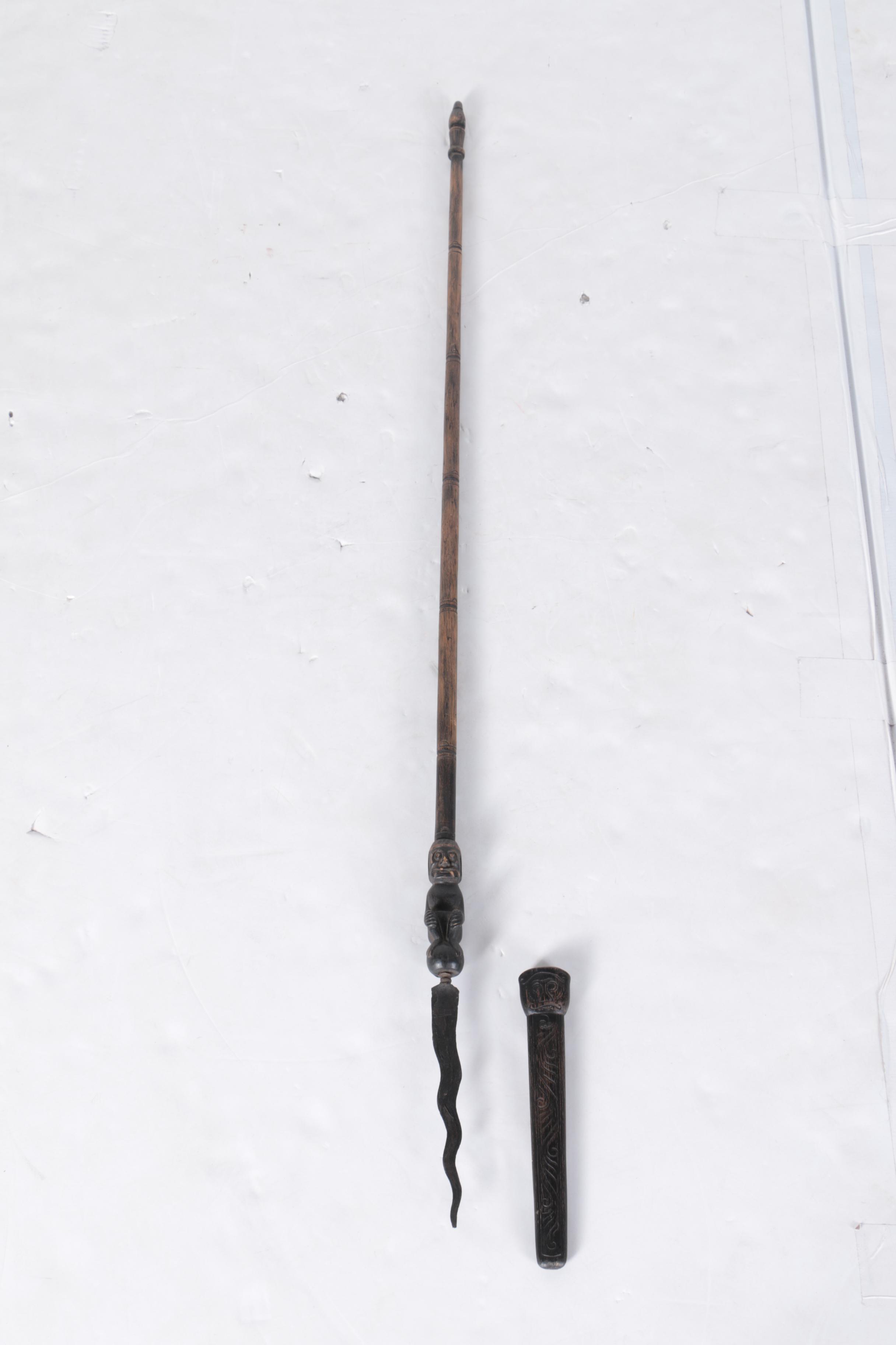 South Pacific Ceremonial Dance Spear