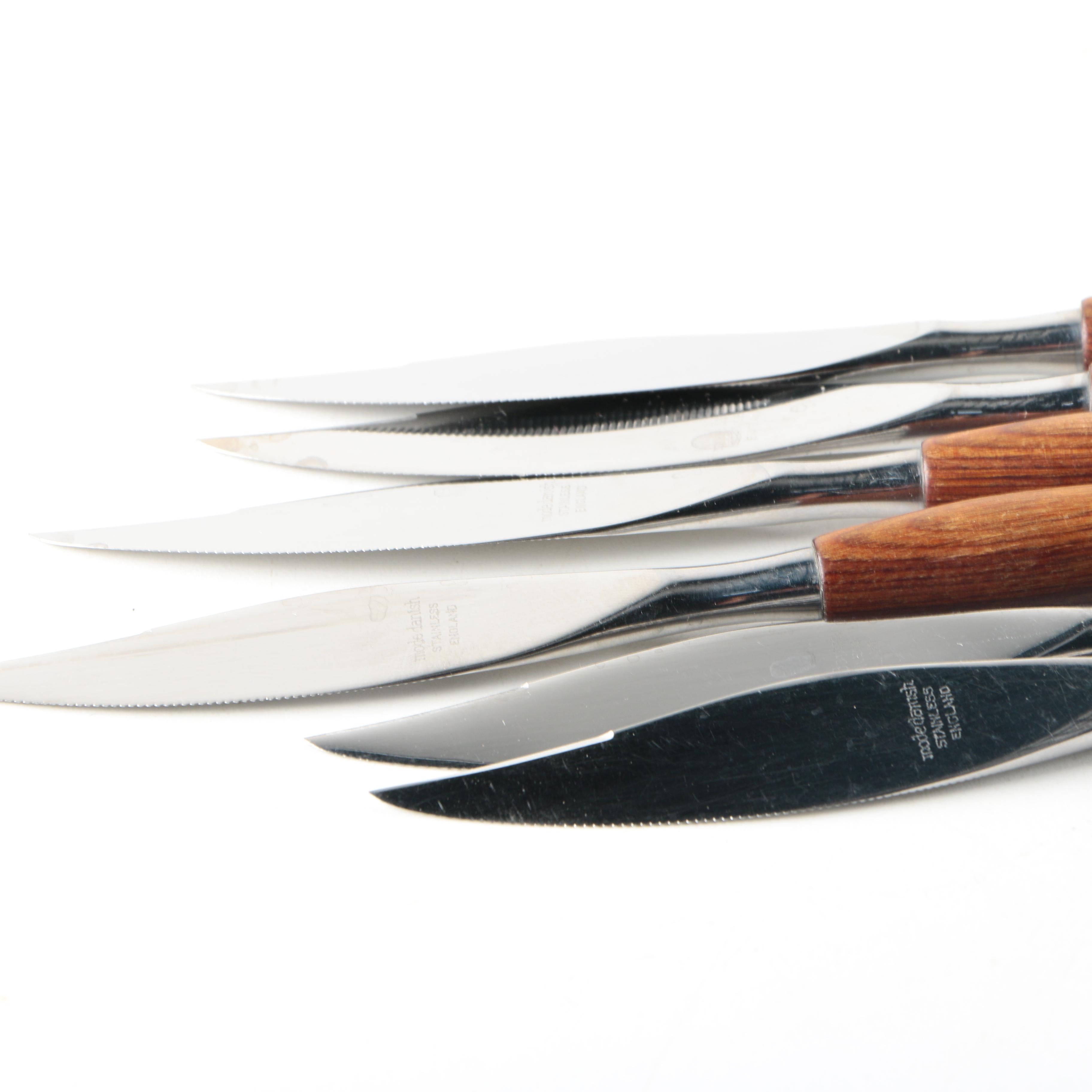 Vintage Set of Mode Danish Steak Knives