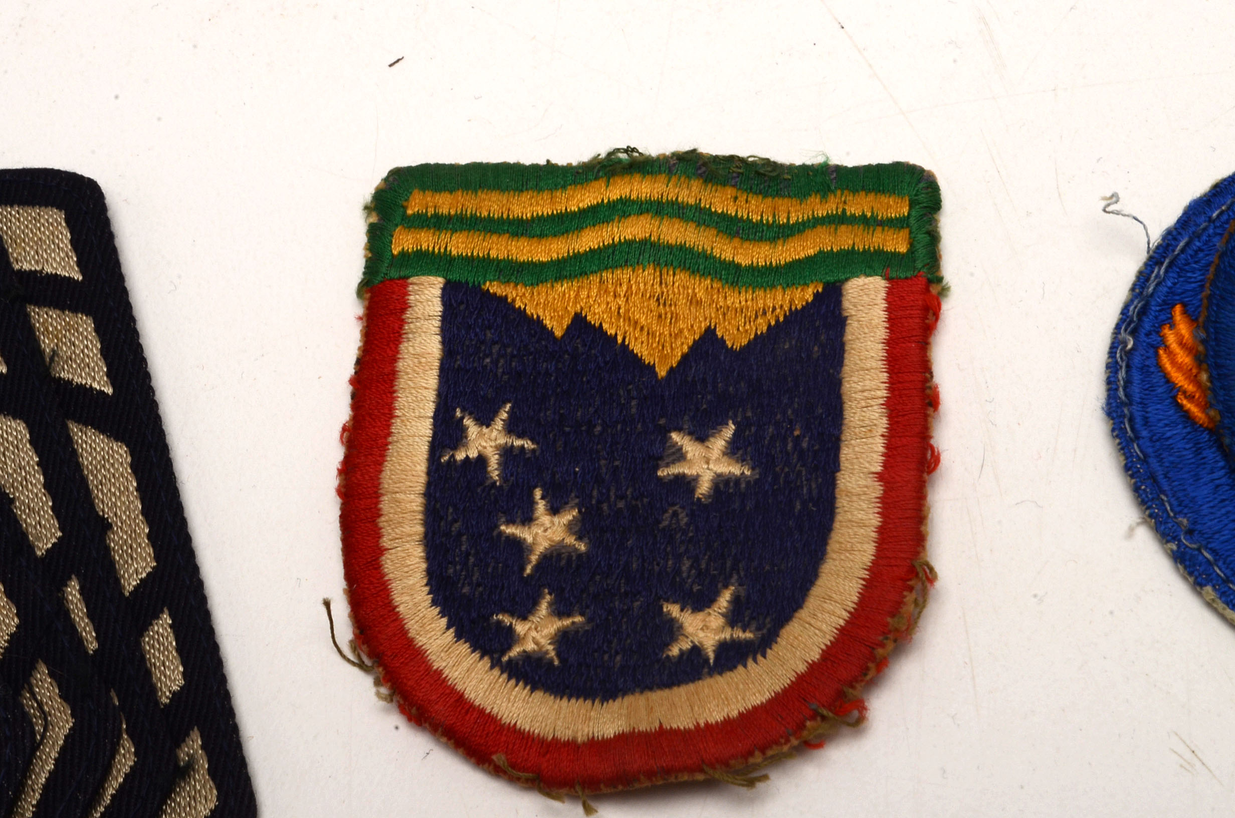 Military, Masonic, Metals and Cloth Patches Group