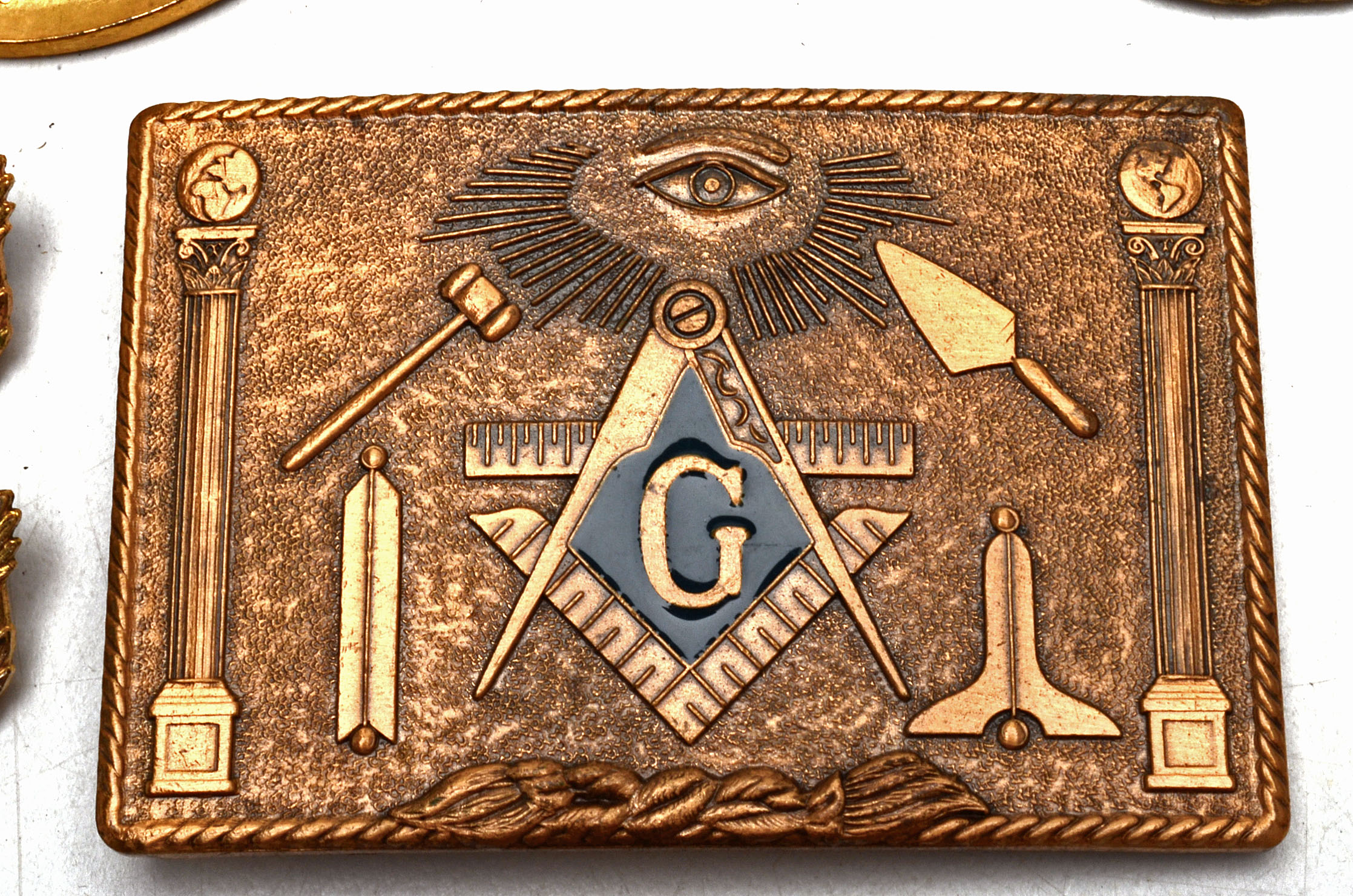 Military, Masonic, Metals and Cloth Patches Group