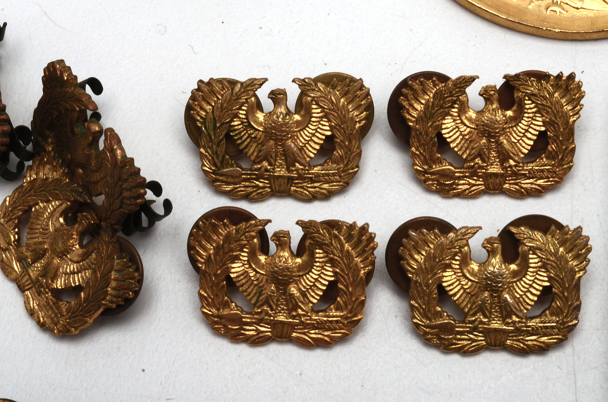 Military, Masonic, Metals and Cloth Patches Group