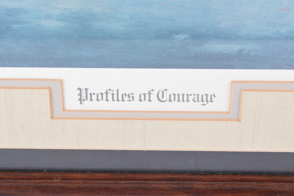 Framed Richard Stong Reeves Horse Offset Lithograph