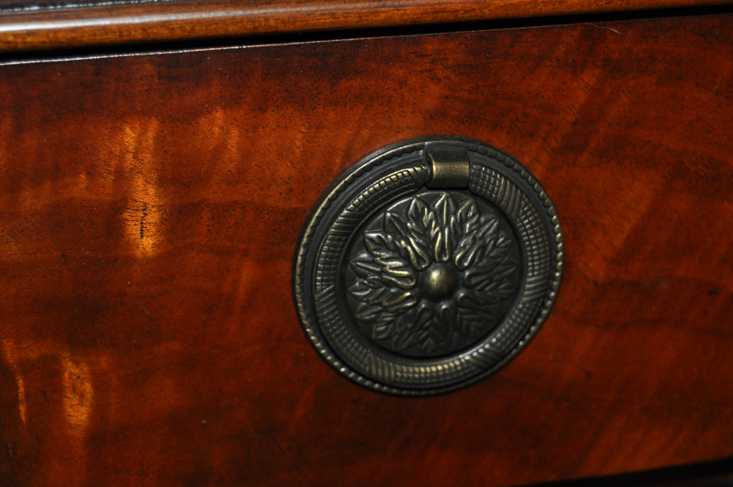 Havertys Collections Mahogany Breakfront China Cabinet