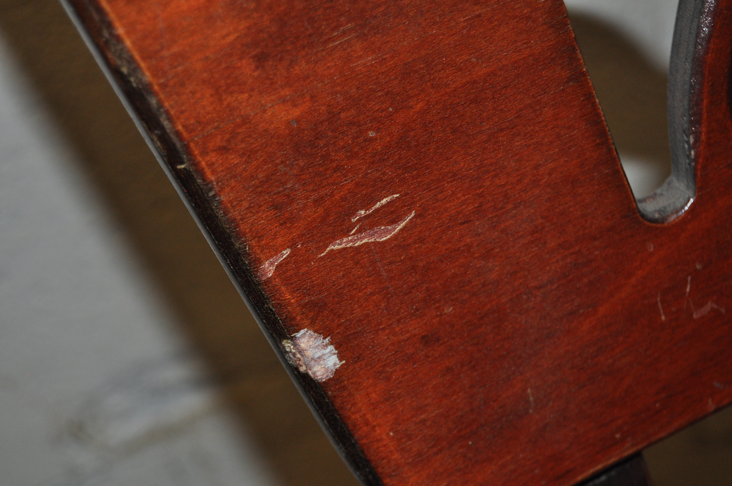 Pair Stakmore Vintage Wooden Folding Chairs