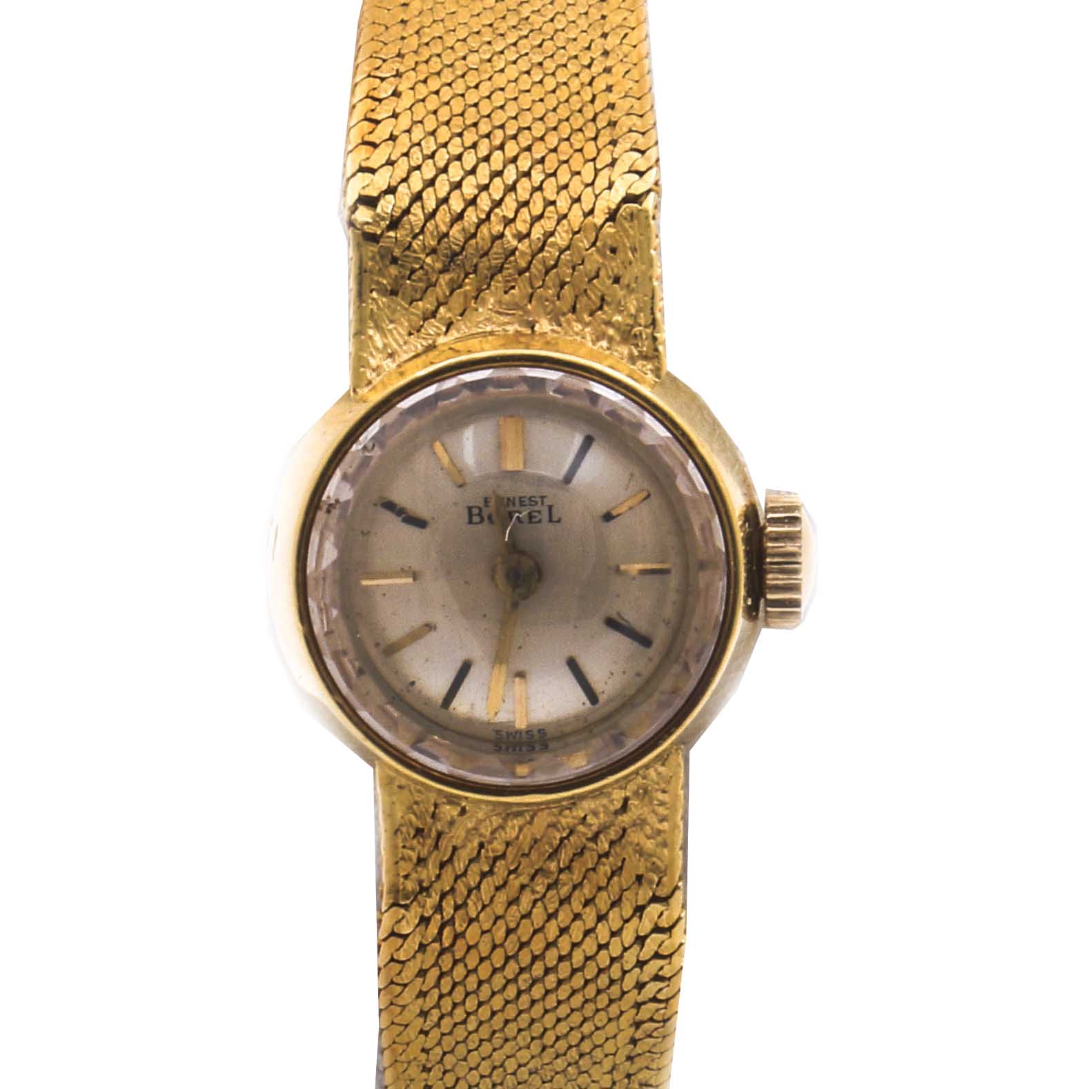 Ernest Borel 18K Yellow Gold Dress Watch