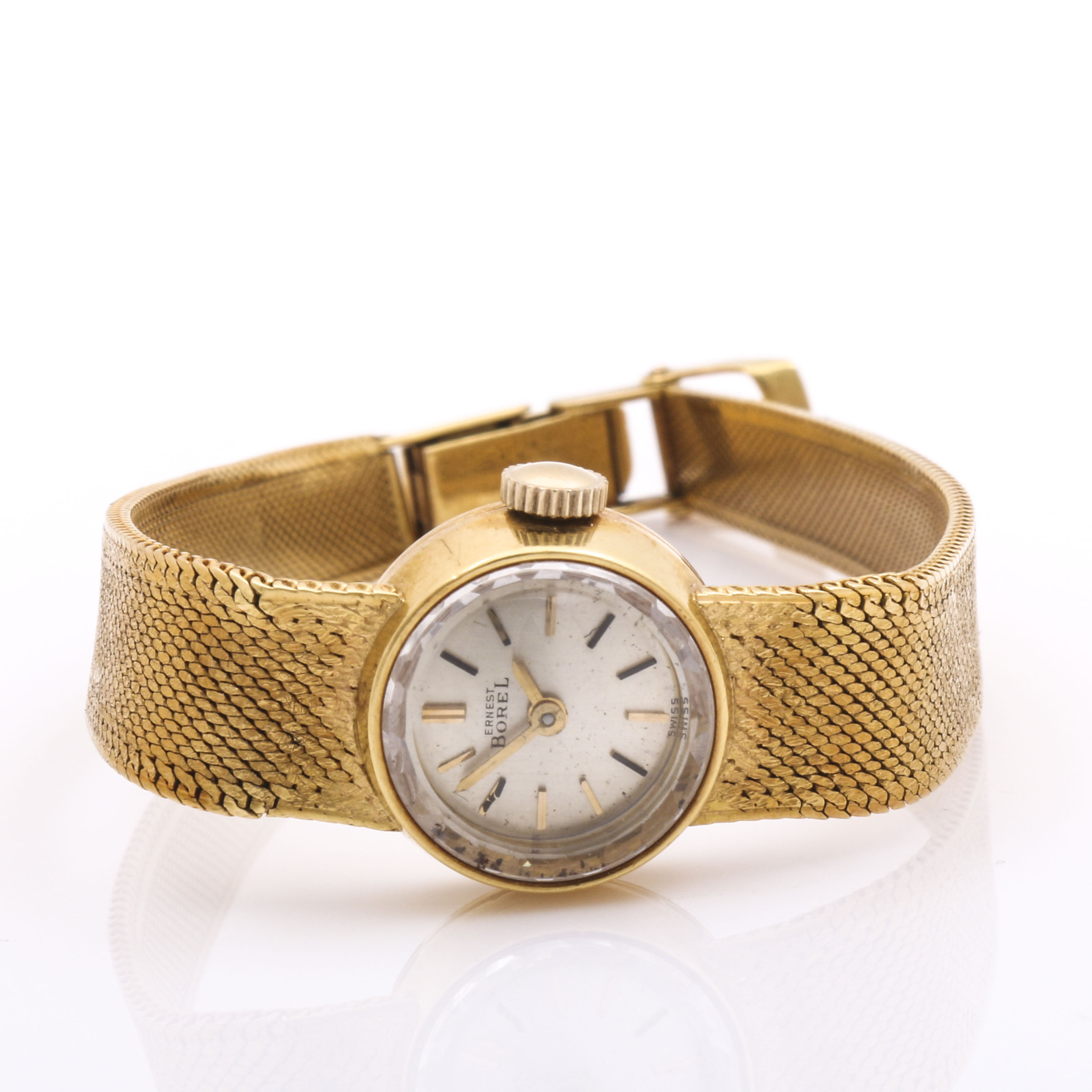 Ernest Borel 18K Yellow Gold Dress Watch