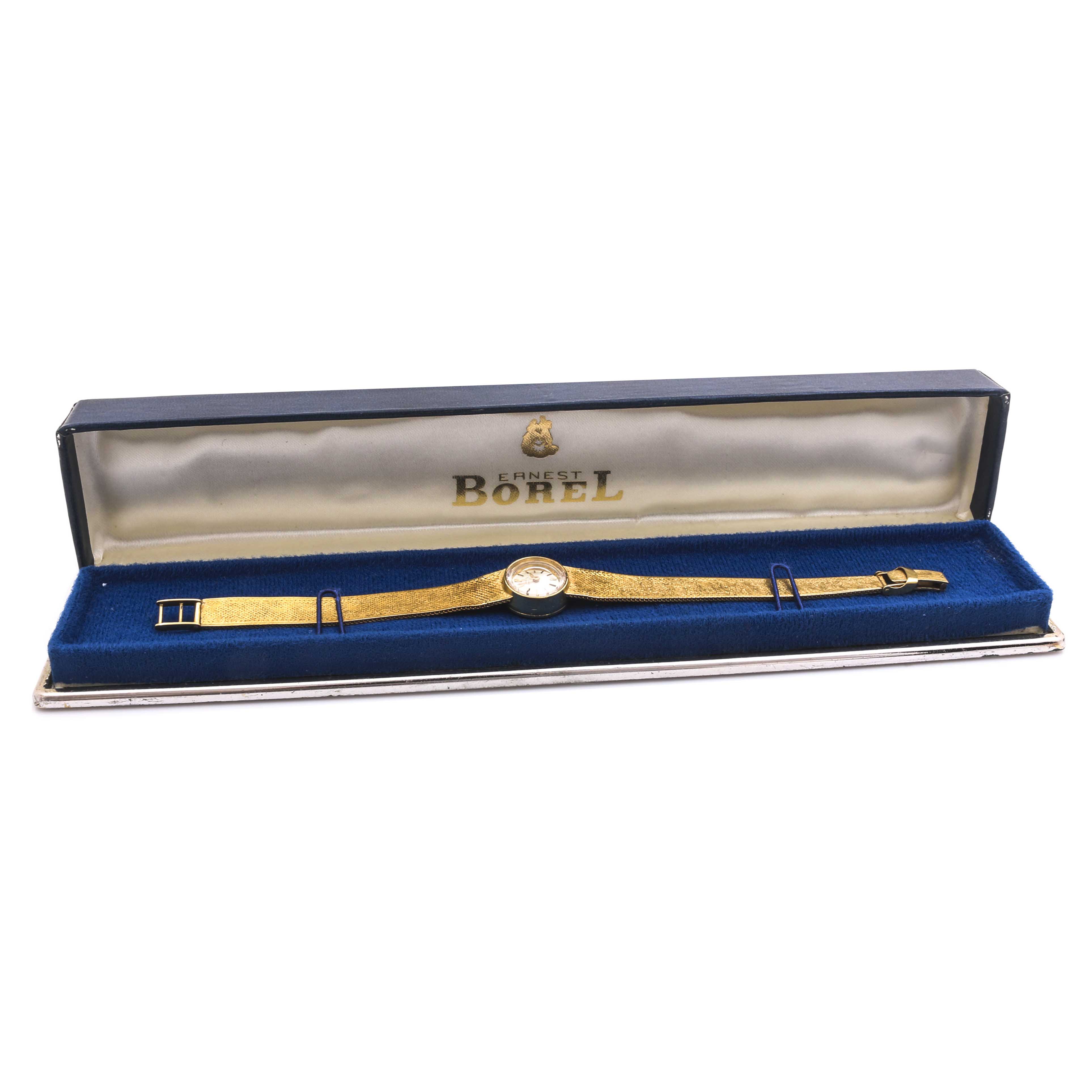 Ernest Borel 18K Yellow Gold Dress Watch