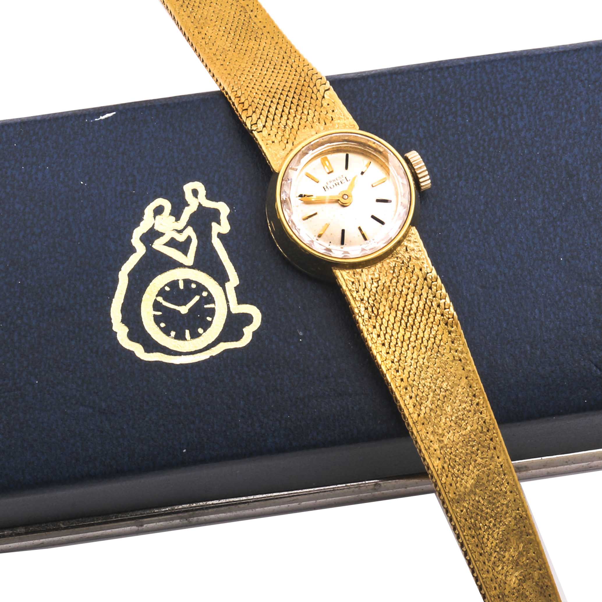 Ernest Borel 18K Yellow Gold Dress Watch