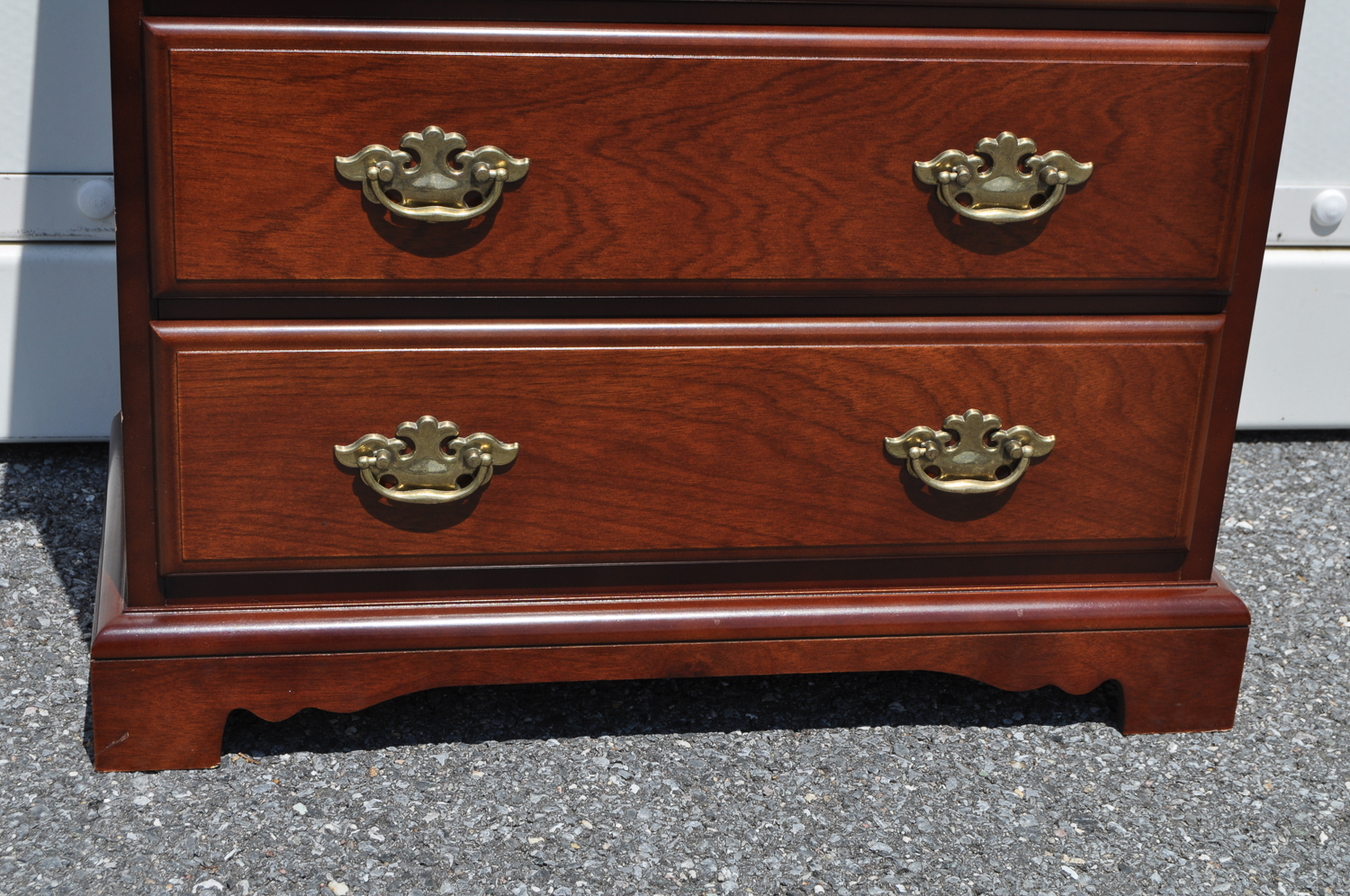 Child Size Cherry Wood Vertical Chest of Drawers