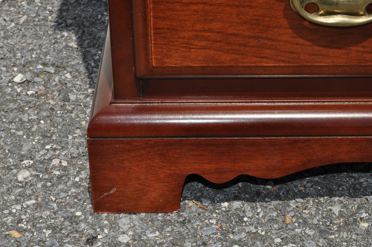 Child Size Cherry Wood Vertical Chest of Drawers