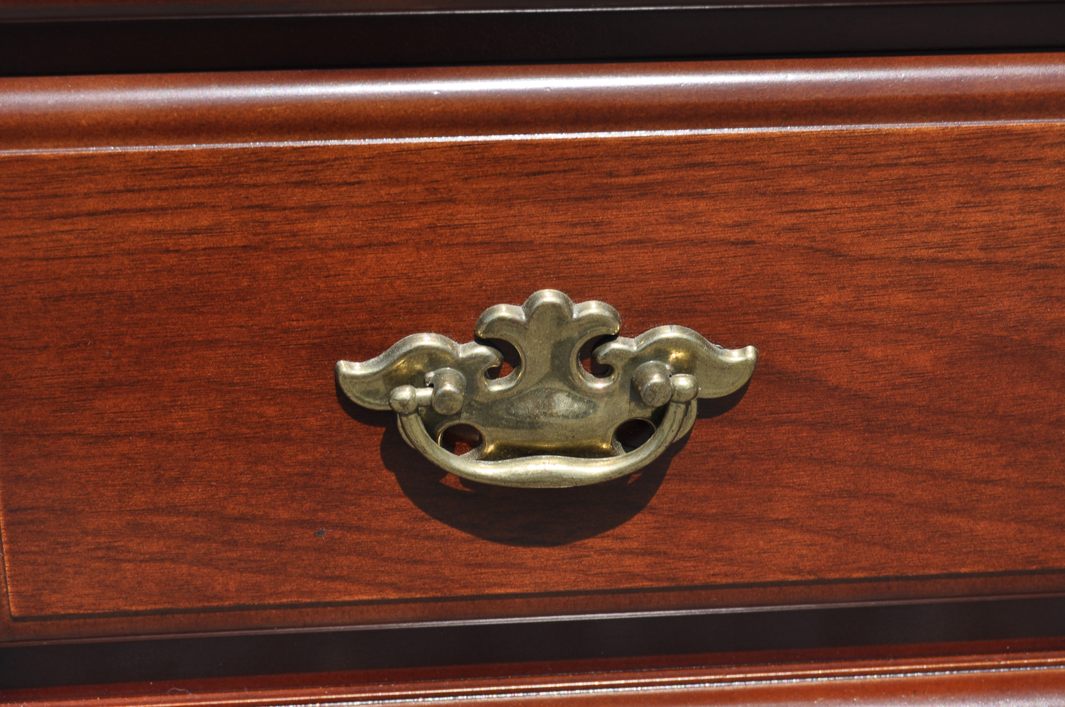 Child Size Cherry Wood Vertical Chest of Drawers