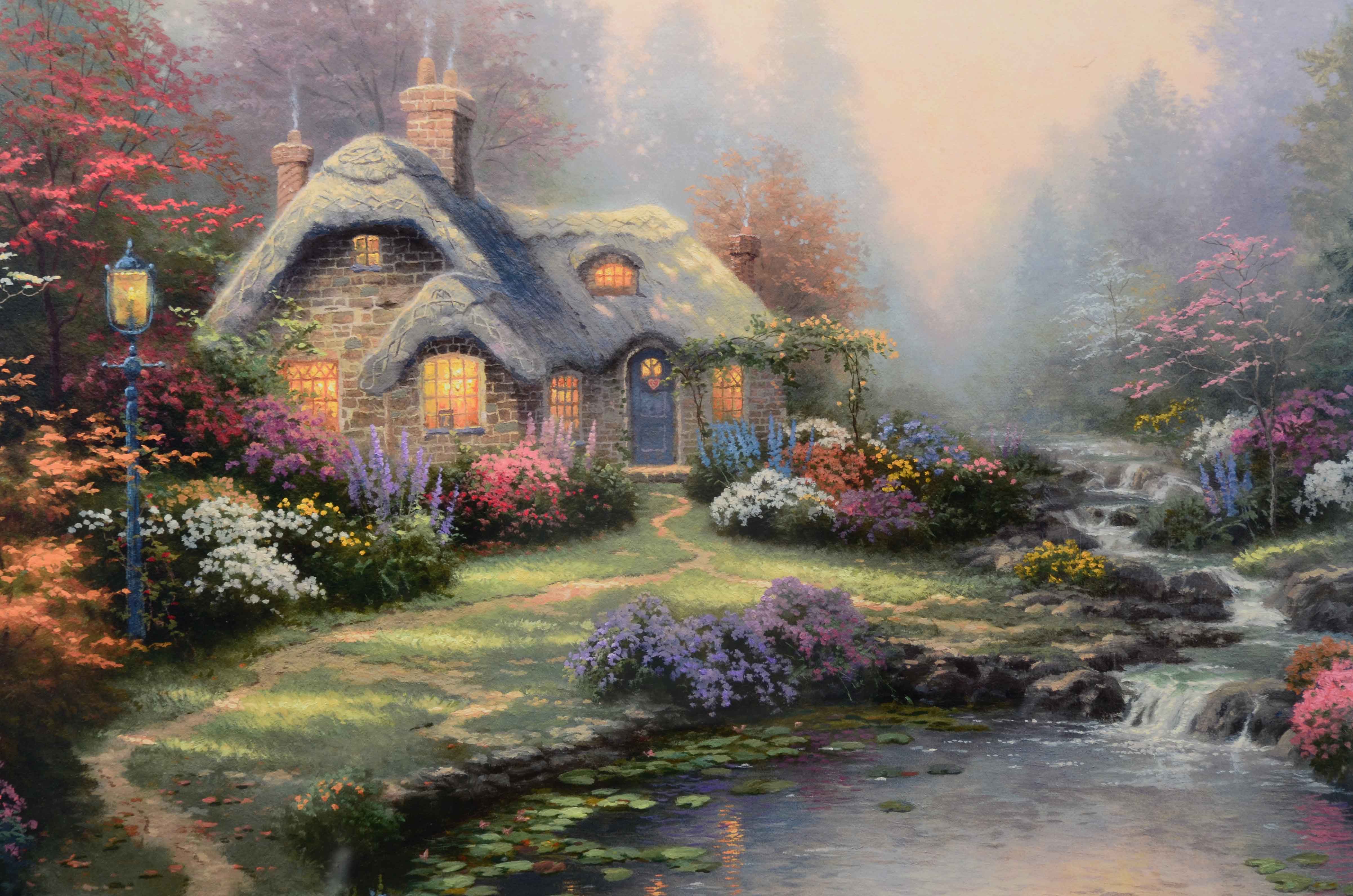 Thomas Kinkade Signed Limited Edition Offset Lithograph "Everett's Cottage"