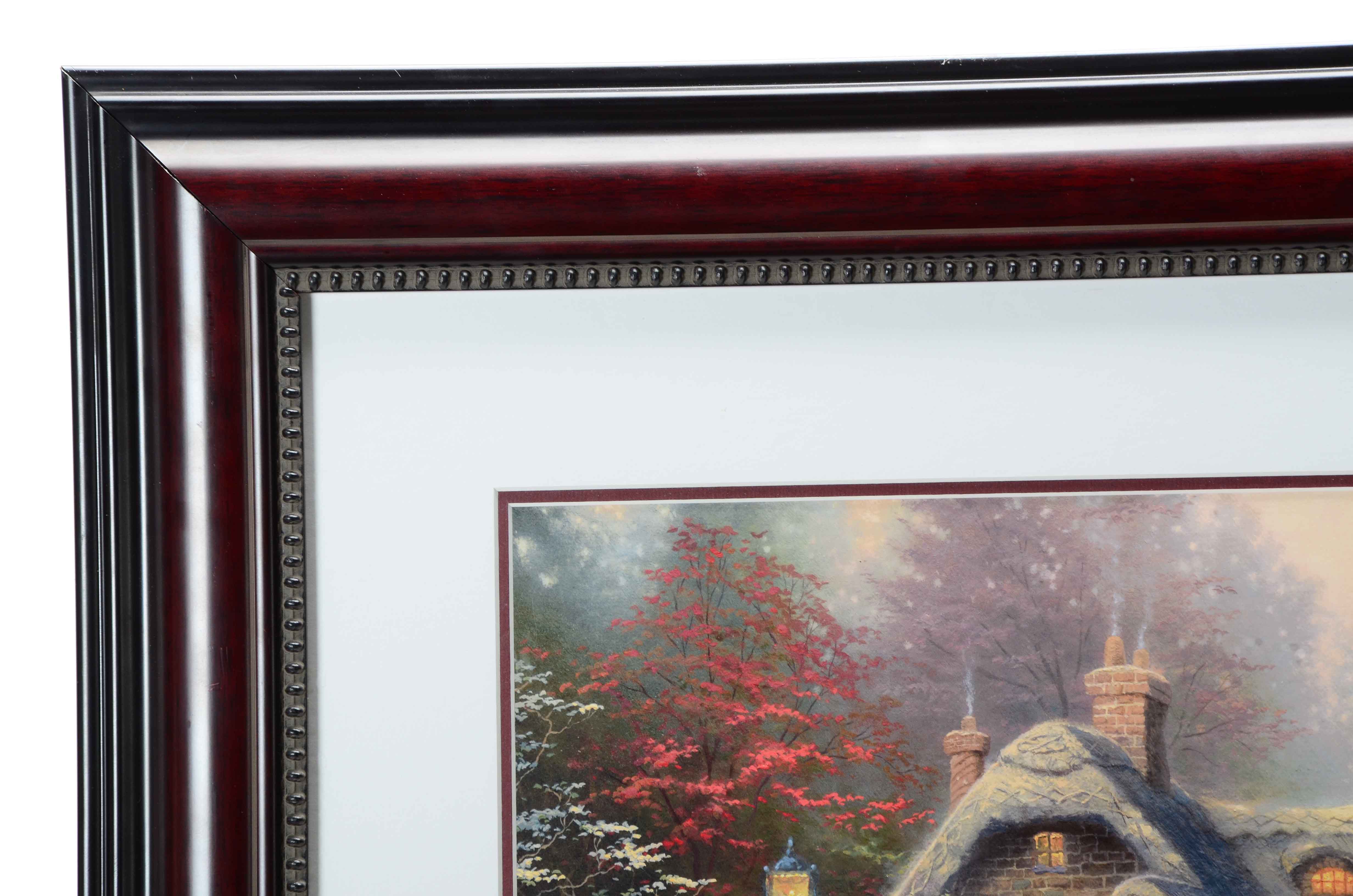 Thomas Kinkade Signed Limited Edition Offset Lithograph "Everett's Cottage"