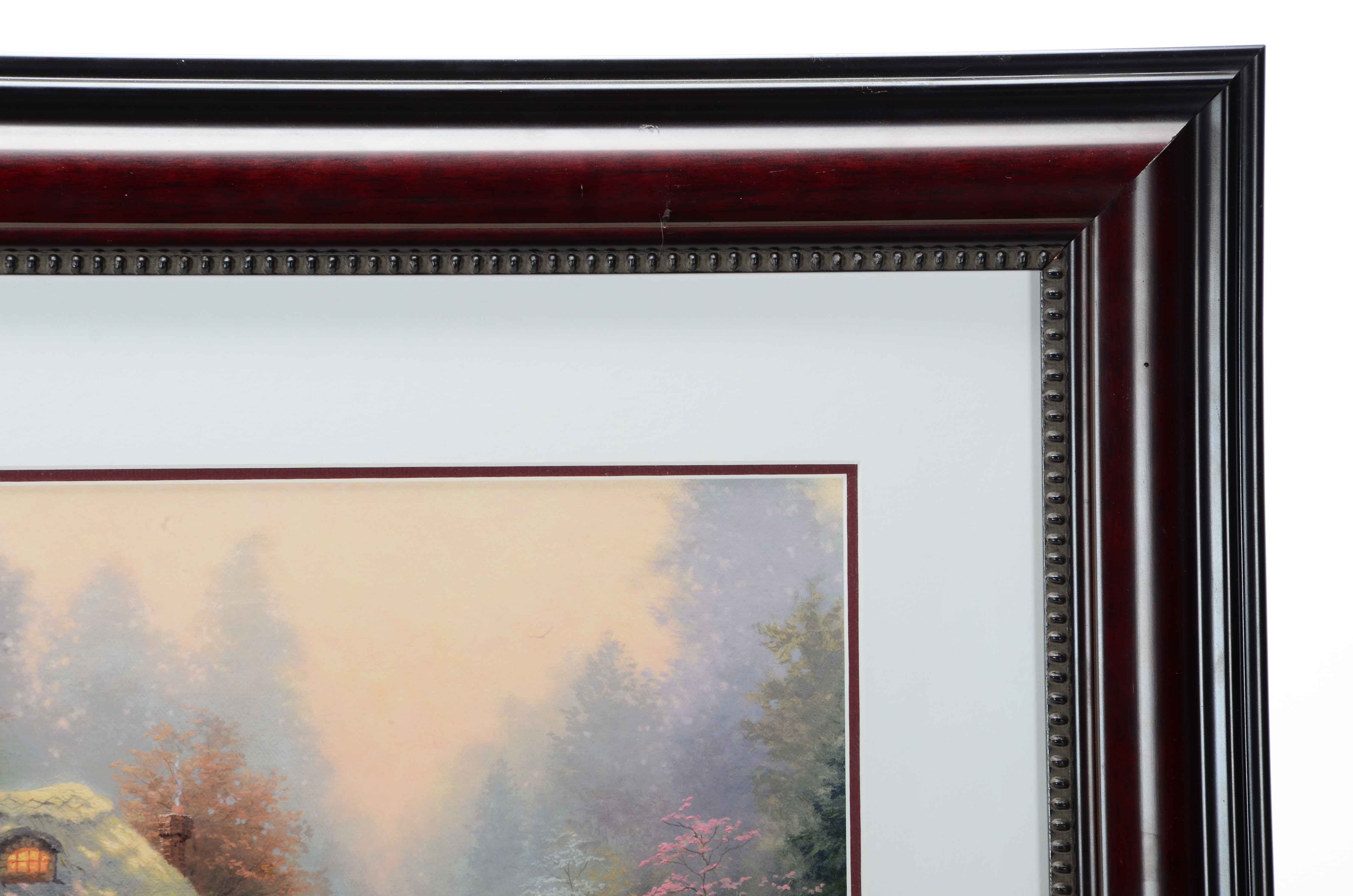 Thomas Kinkade Signed Limited Edition Offset Lithograph "Everett's Cottage"