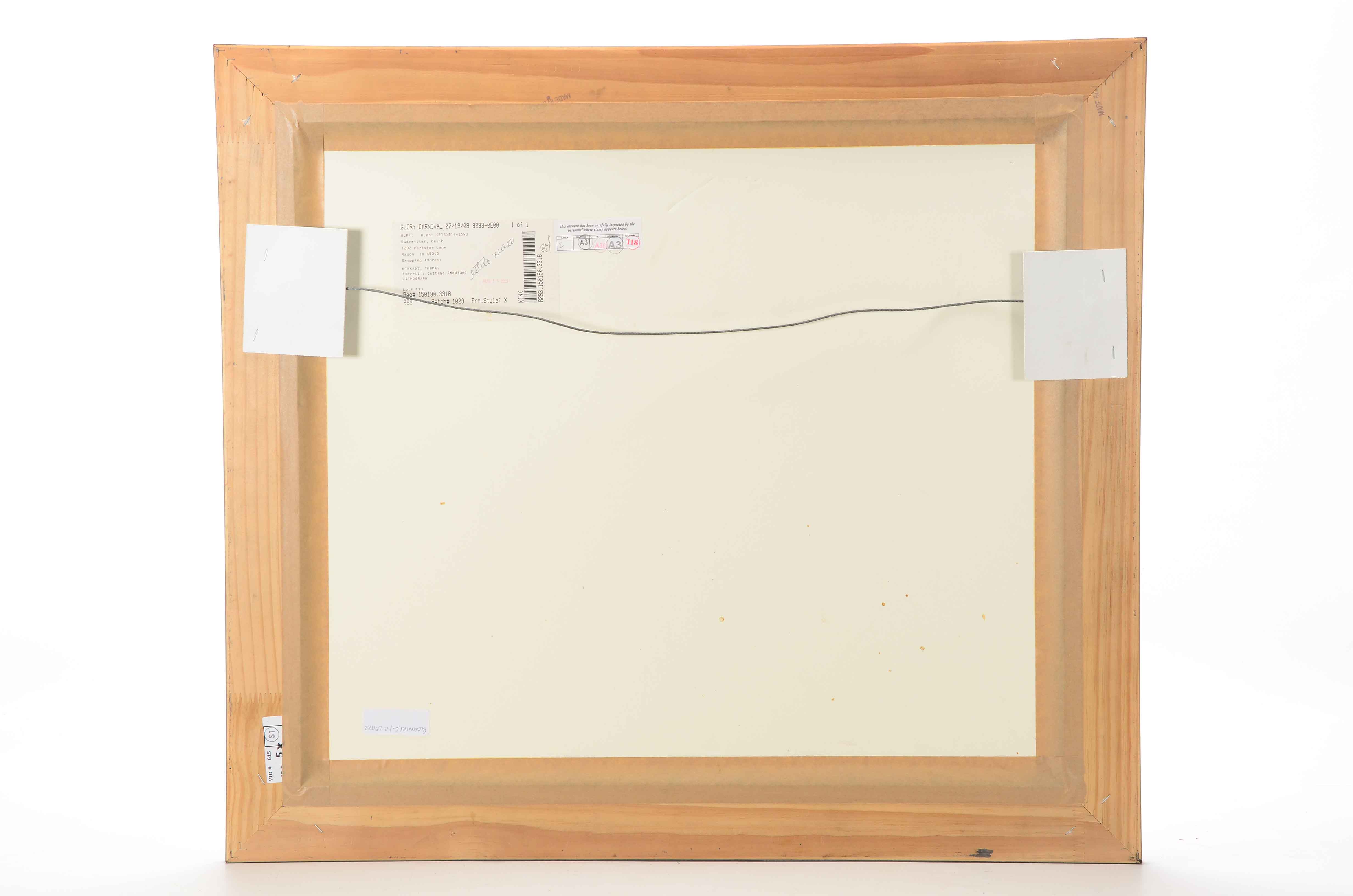 Thomas Kinkade Signed Limited Edition Offset Lithograph "Everett's Cottage"