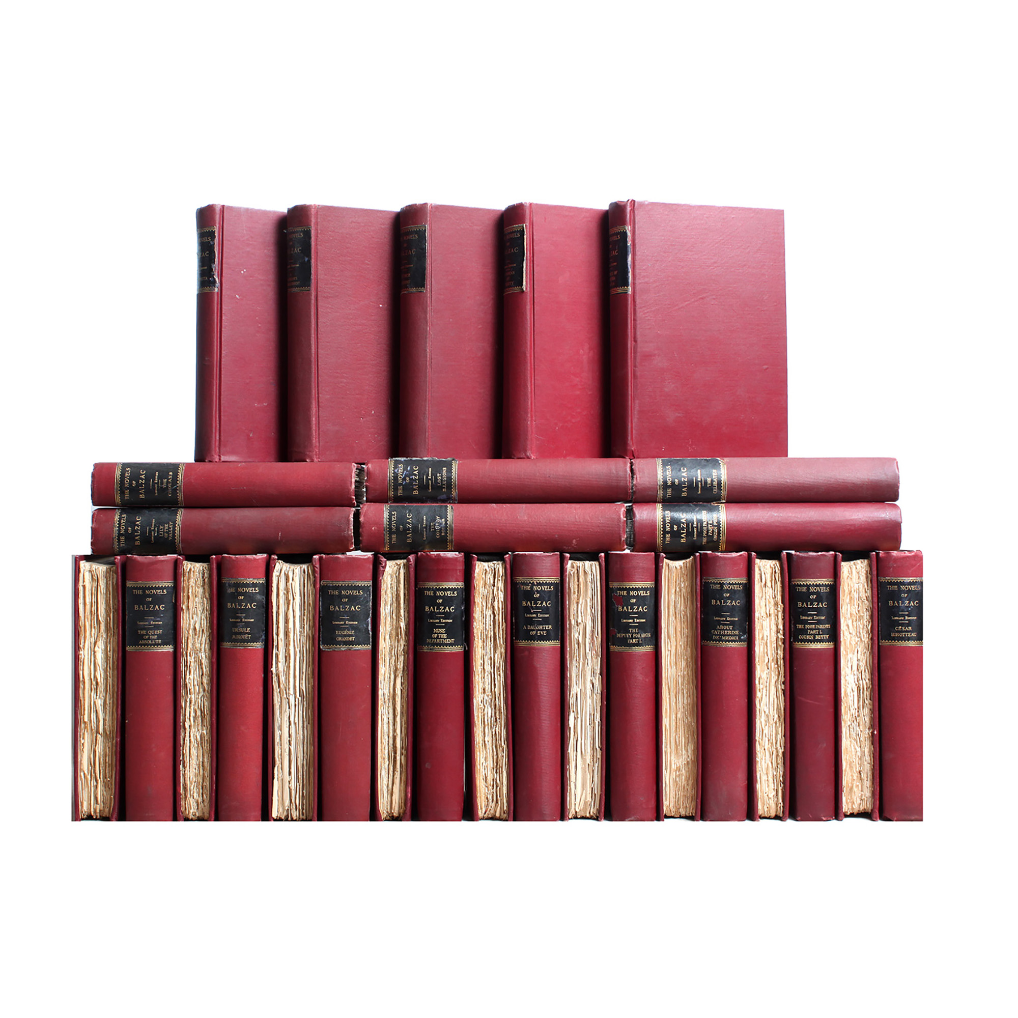 Late 19th Century Honoré de Balzac Novels