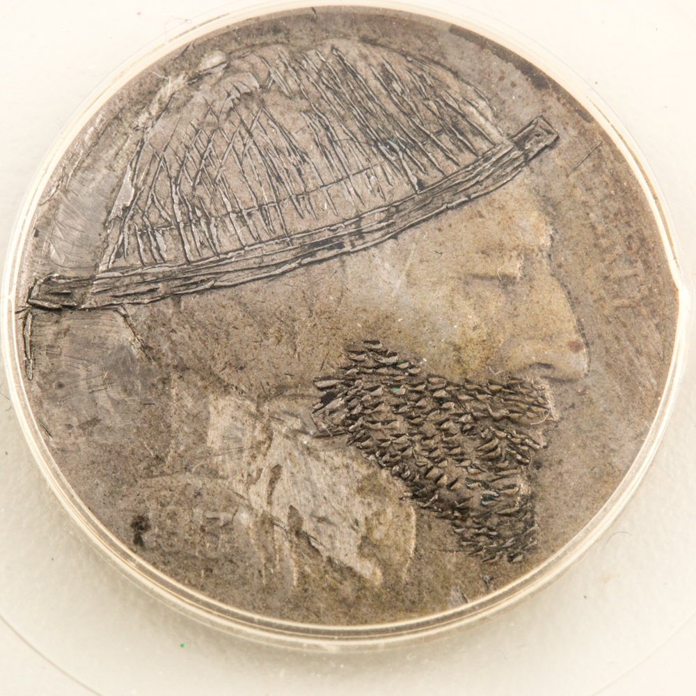 Encapsulated 1913 D Buffalo "Hobo" Nickel