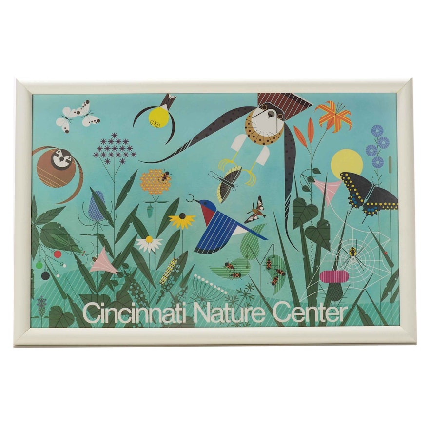 Charley Harper Cincinnati Nature Center Poster "Summer"