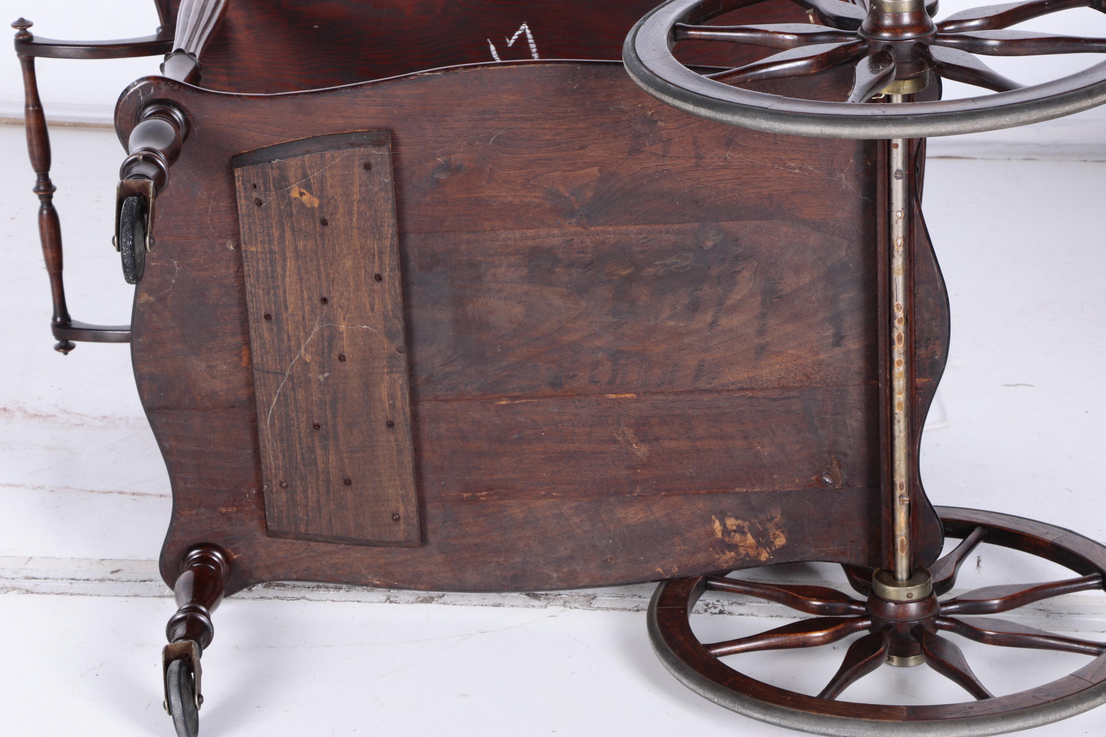 Vintage William and Mary Style Tea Cart