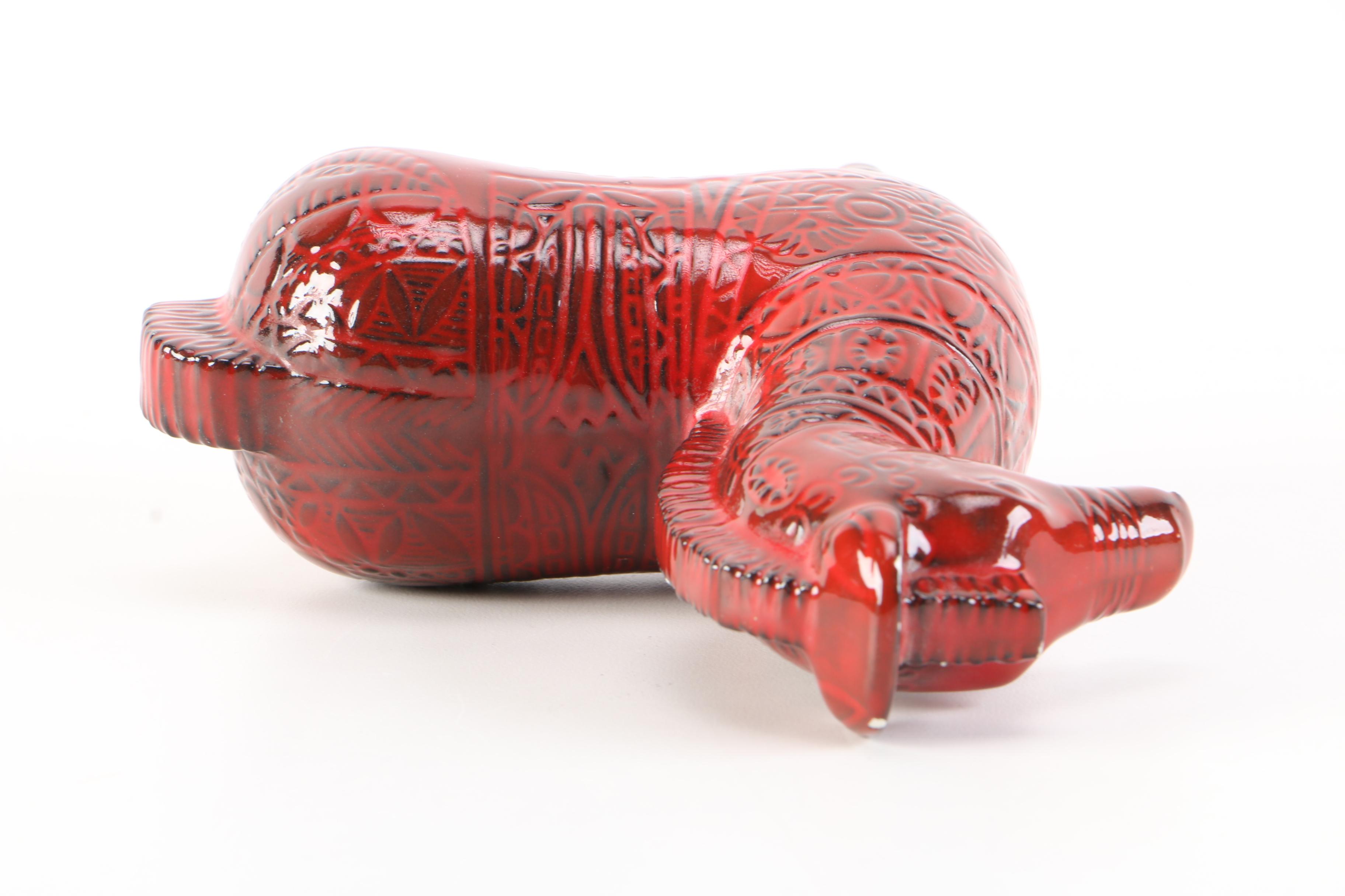 Vintage Mid Century Raymor Style Pottery Horse