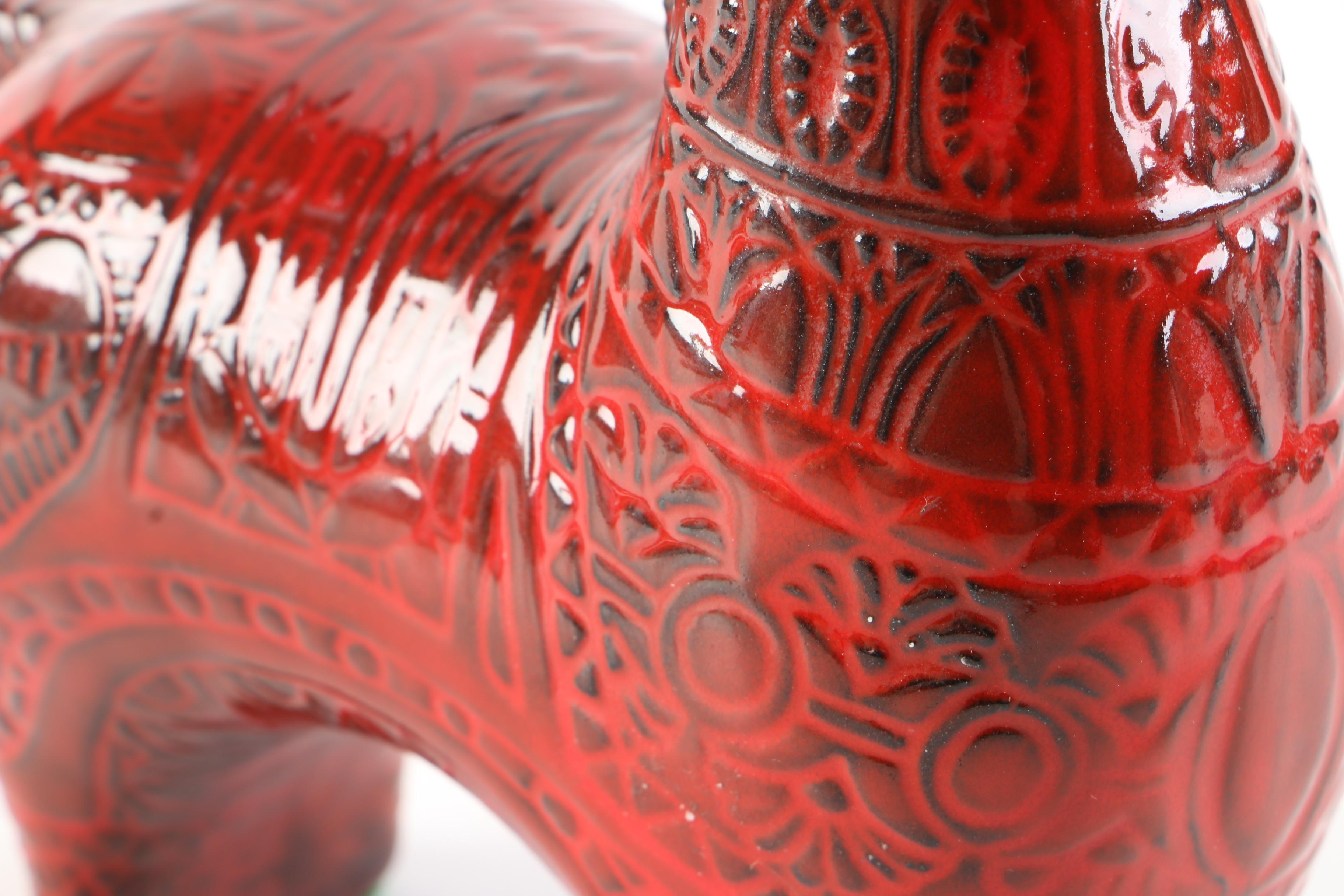 Vintage Mid Century Raymor Style Pottery Horse