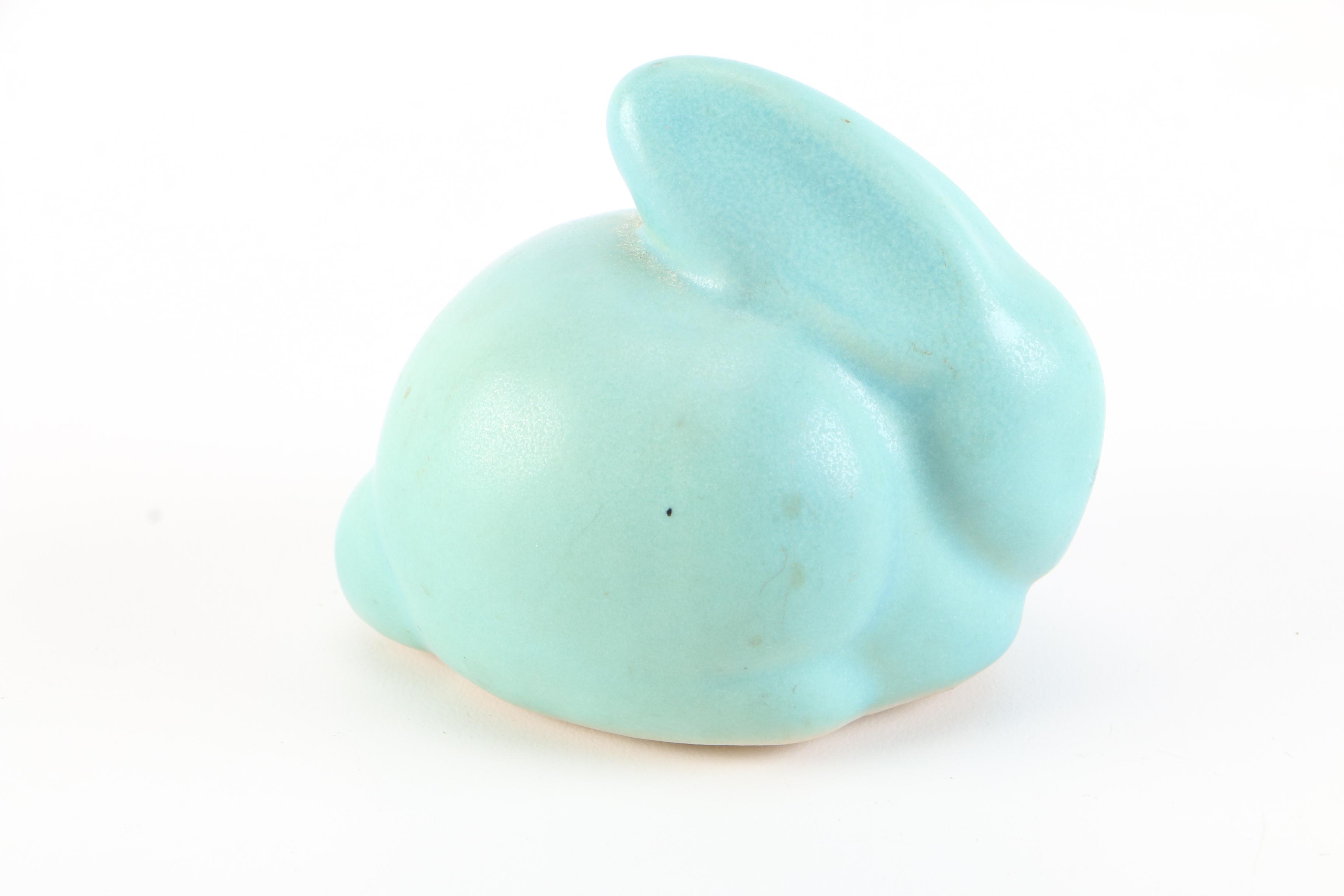 Van Briggle Pottery Rabbit Figurine