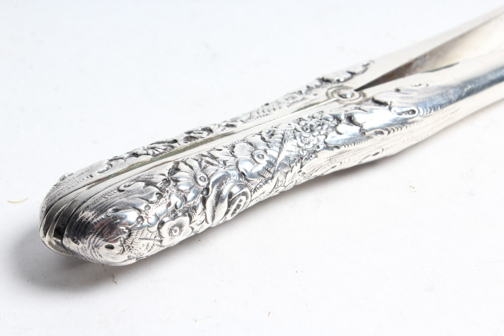 Sterling Silver Tiffany & Co. Brush and Glove Stretcher